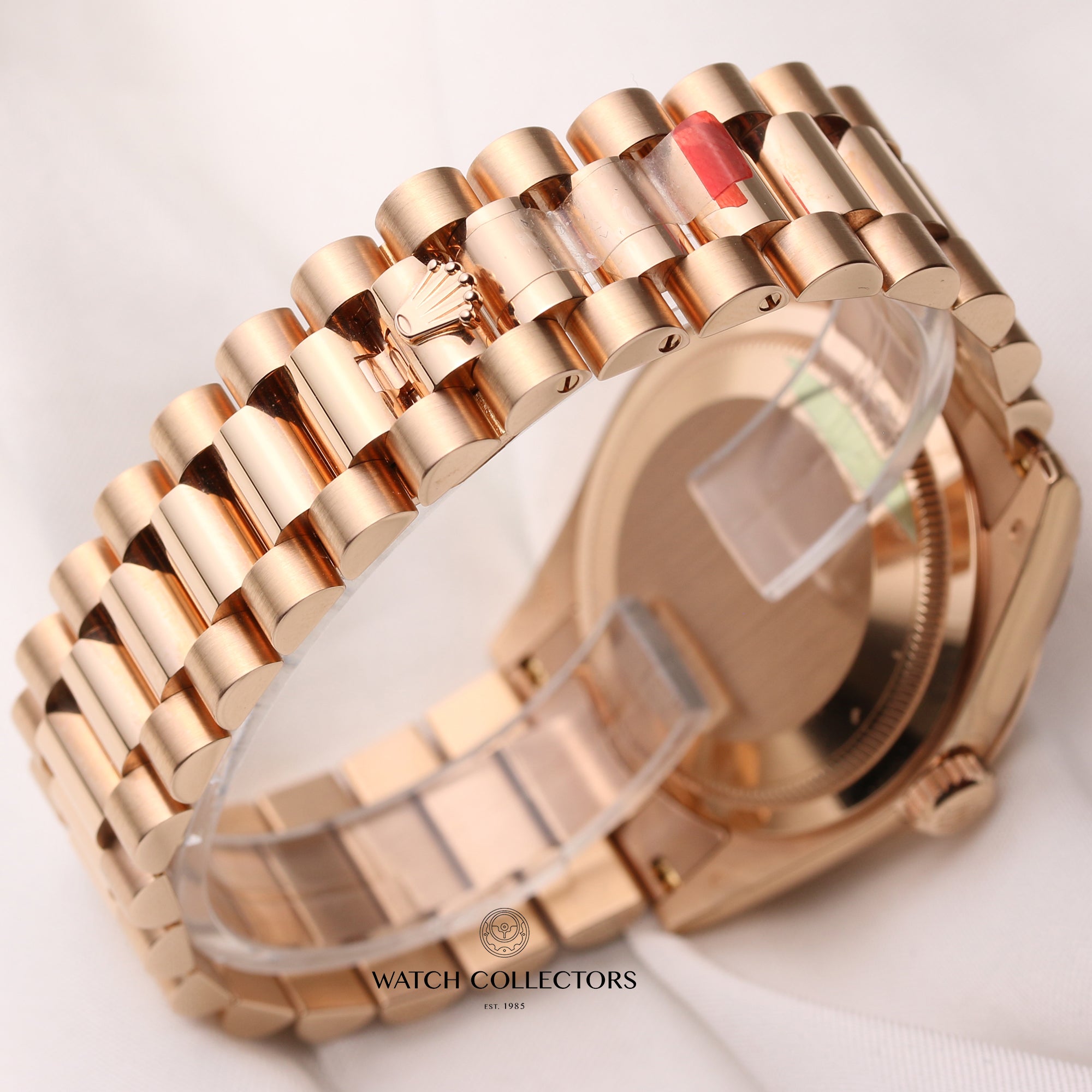 Unworn-Factory-Rolex-Day-Date-118205-Pink-Jubilee-Diamond-Dial-18k-Rose-Gold-Second-Hand-Watch-Collectors-7-1