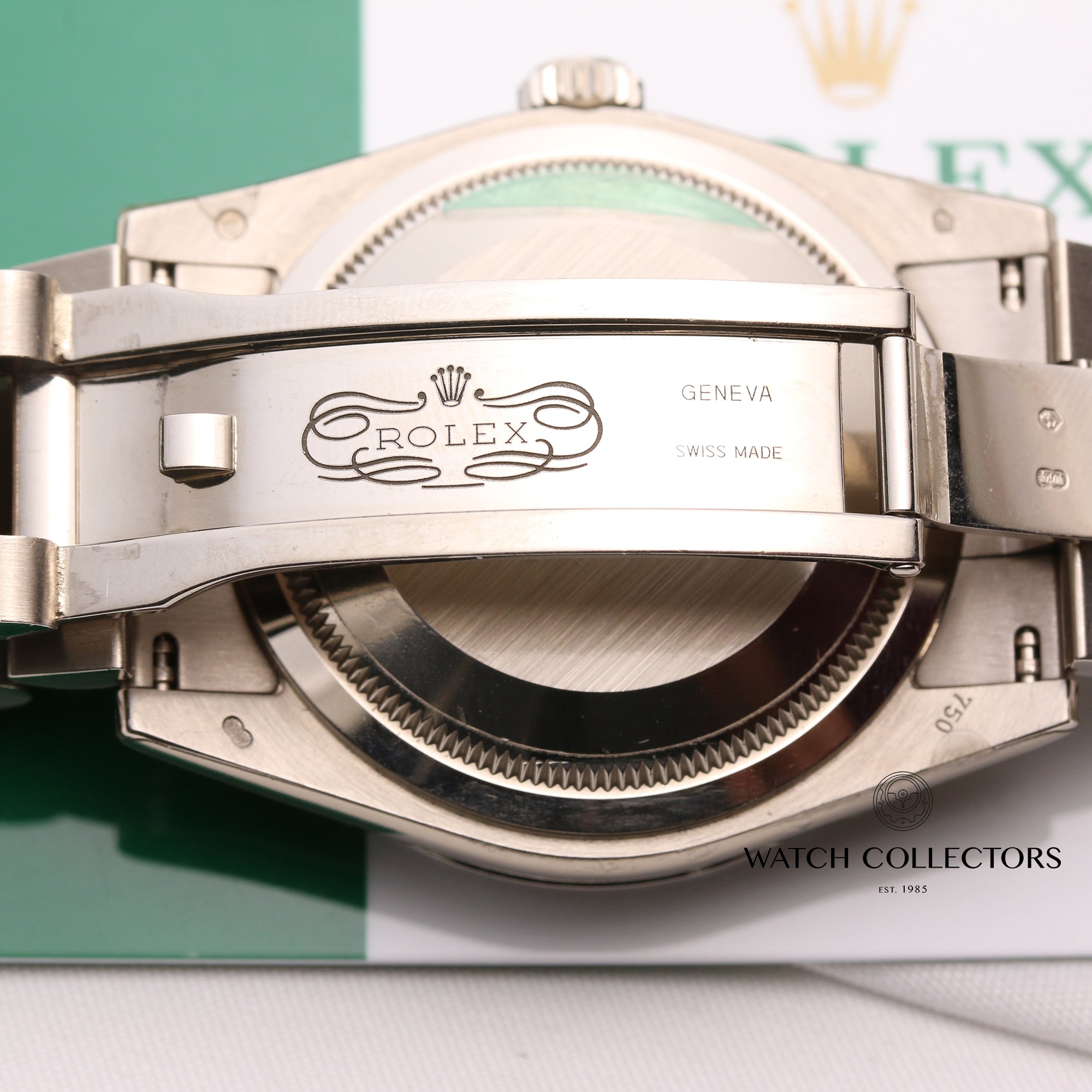 Unworn-Factory-Rolex-Day-Date-118399BR-Diamond-Princess-Cut-Bezel-18k-White-Gold-Second-Hand-Watch-Collectors-9