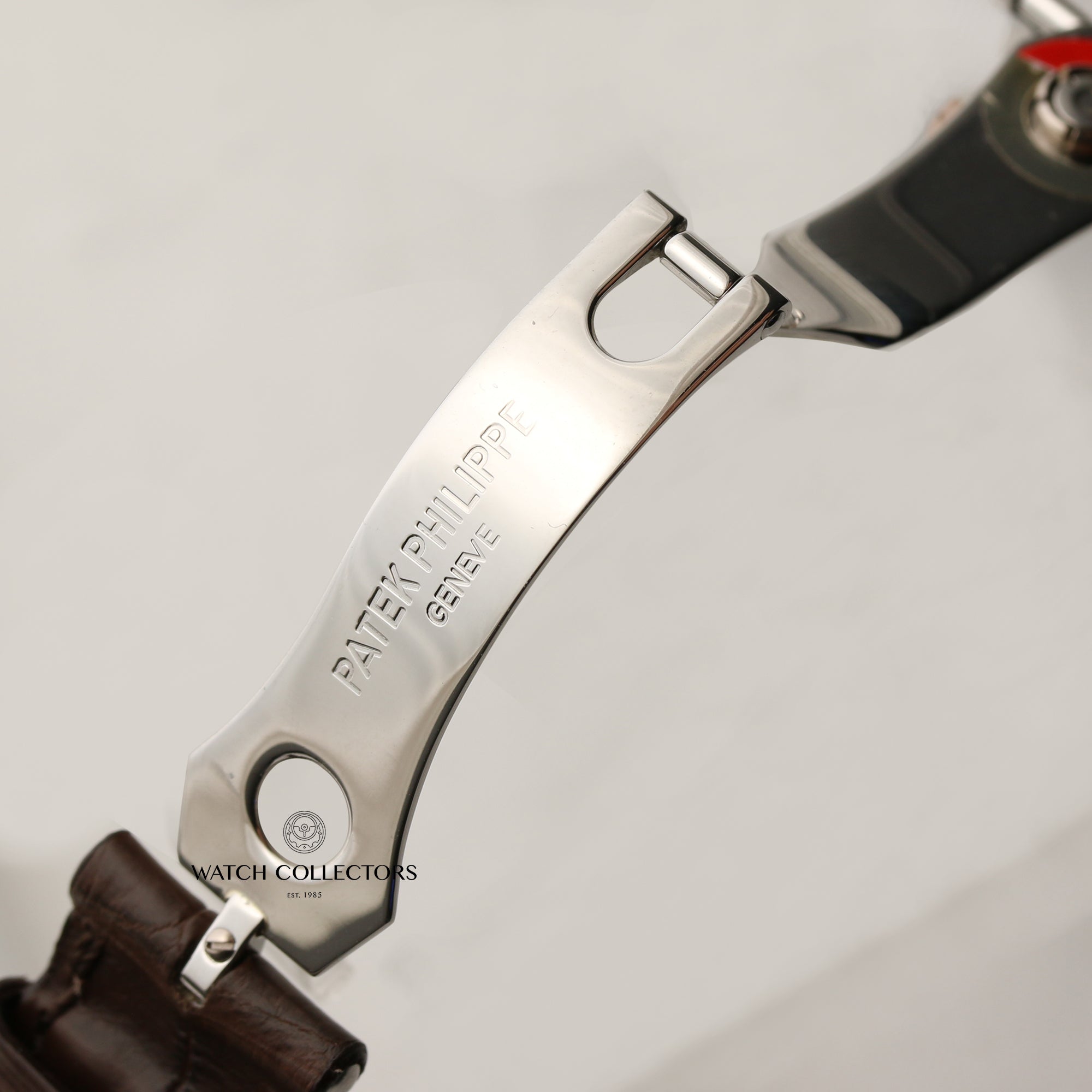 Unworn Full Set Patek Philippe 5960P-001 Platinum Annual Calendar Second Hand Watch Collectors 11