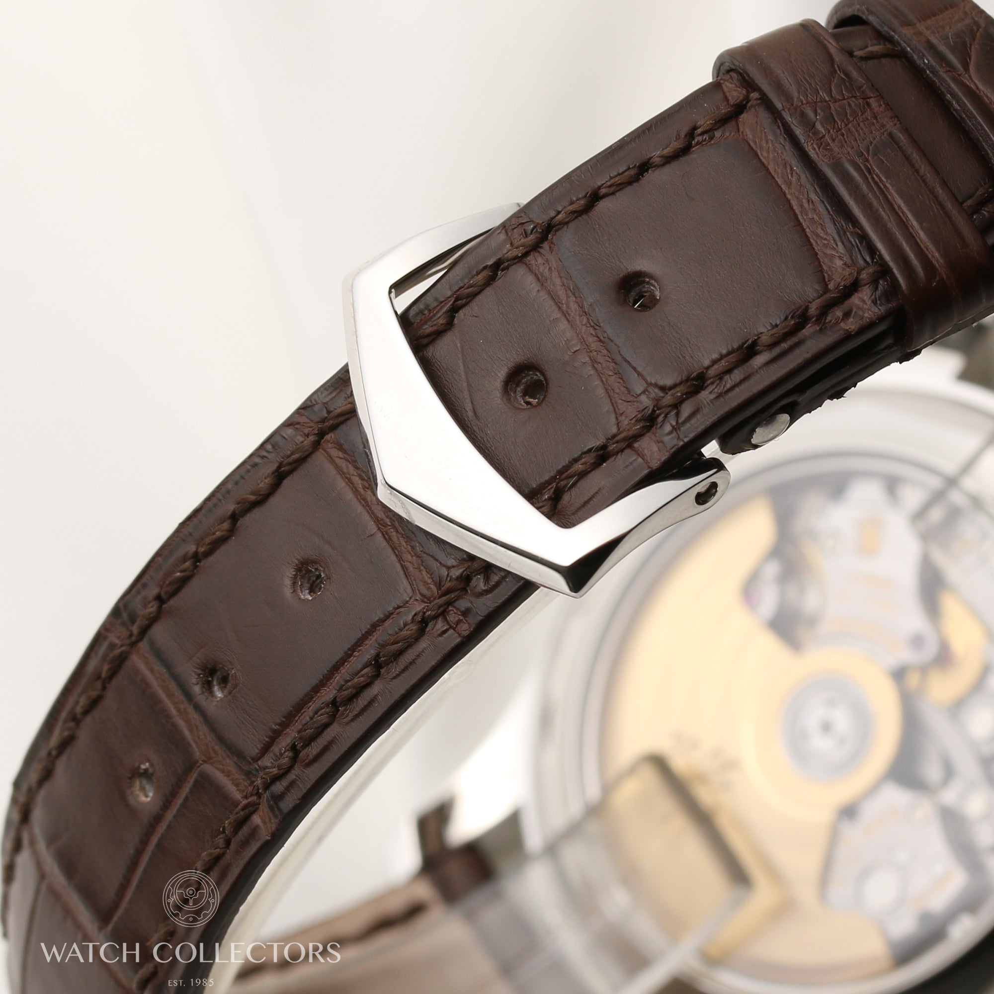 Unworn Full Set Patek Philippe 5960P-001 Platinum Annual Calendar Second Hand Watch Collectors 12