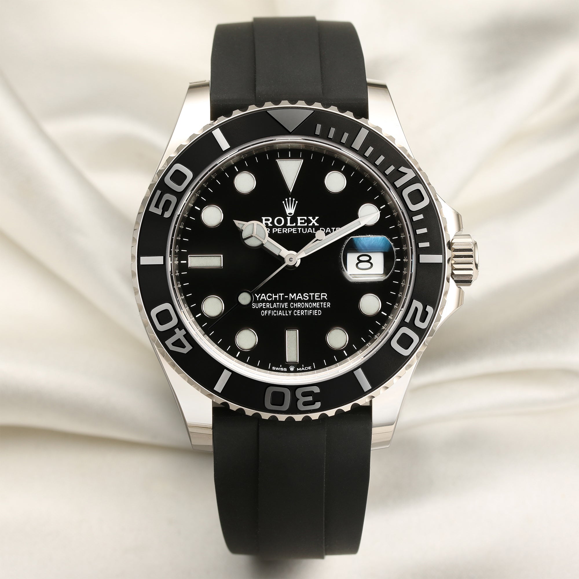 Unworn-Full-Set-Rolex-226659-Yacht-Master-18K-White-Gold-Second-Hand-Watch-Collectors-1-1