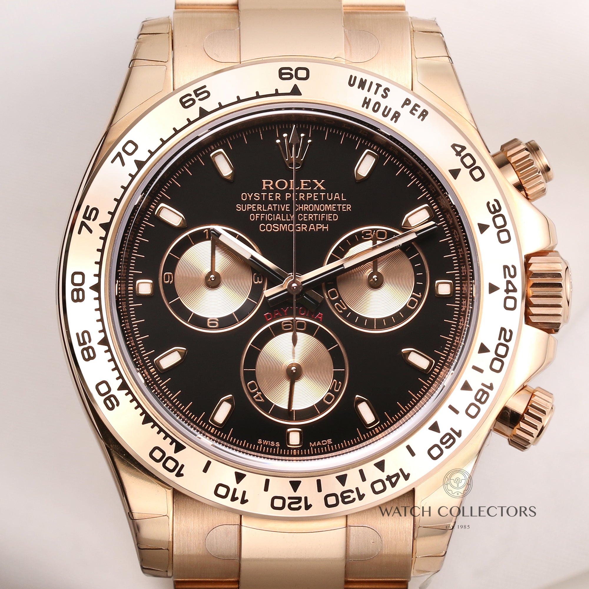 Unworn-Full-Set-Rolex-Daytona-116505-18K-Rose-Gold-Black-Dial-Second-Hand-Watch-Collectors-2