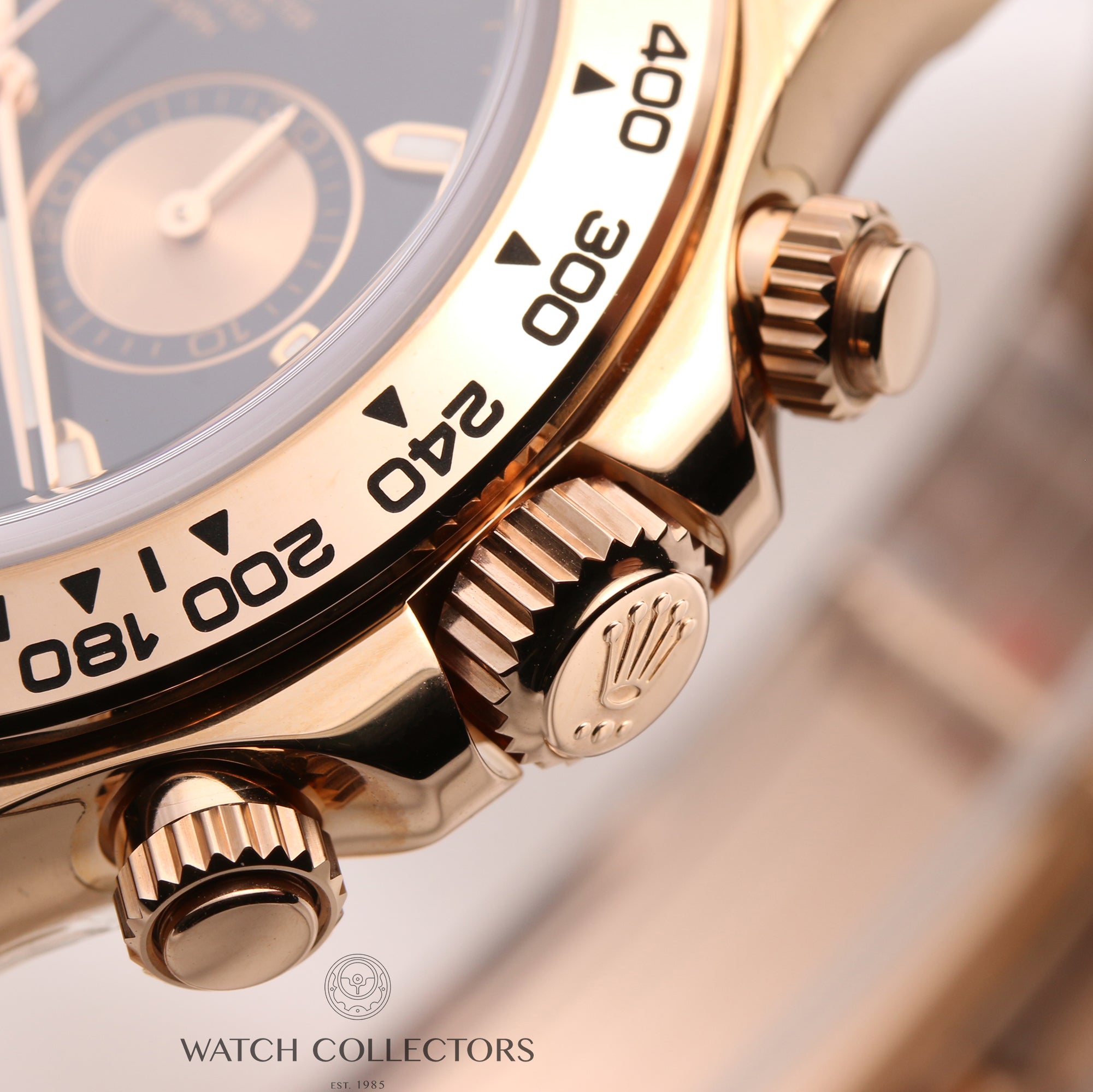 Unworn-Full-Set-Rolex-Daytona-116505-18K-Rose-Gold-Black-Dial-Second-Hand-Watch-Collectors-4