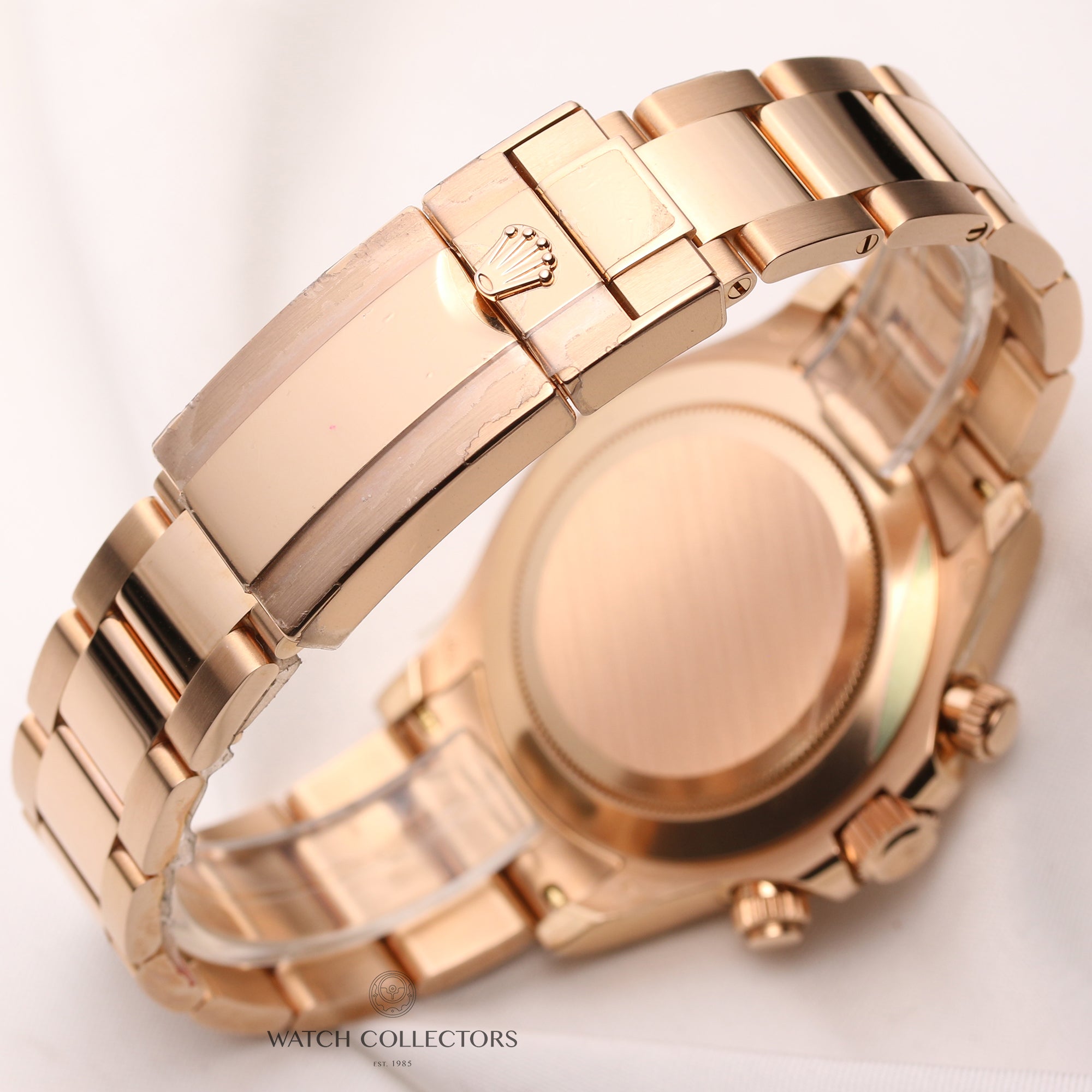 Unworn-Full-Set-Rolex-Daytona-116505-18K-Rose-Gold-Black-Dial-Second-Hand-Watch-Collectors-7