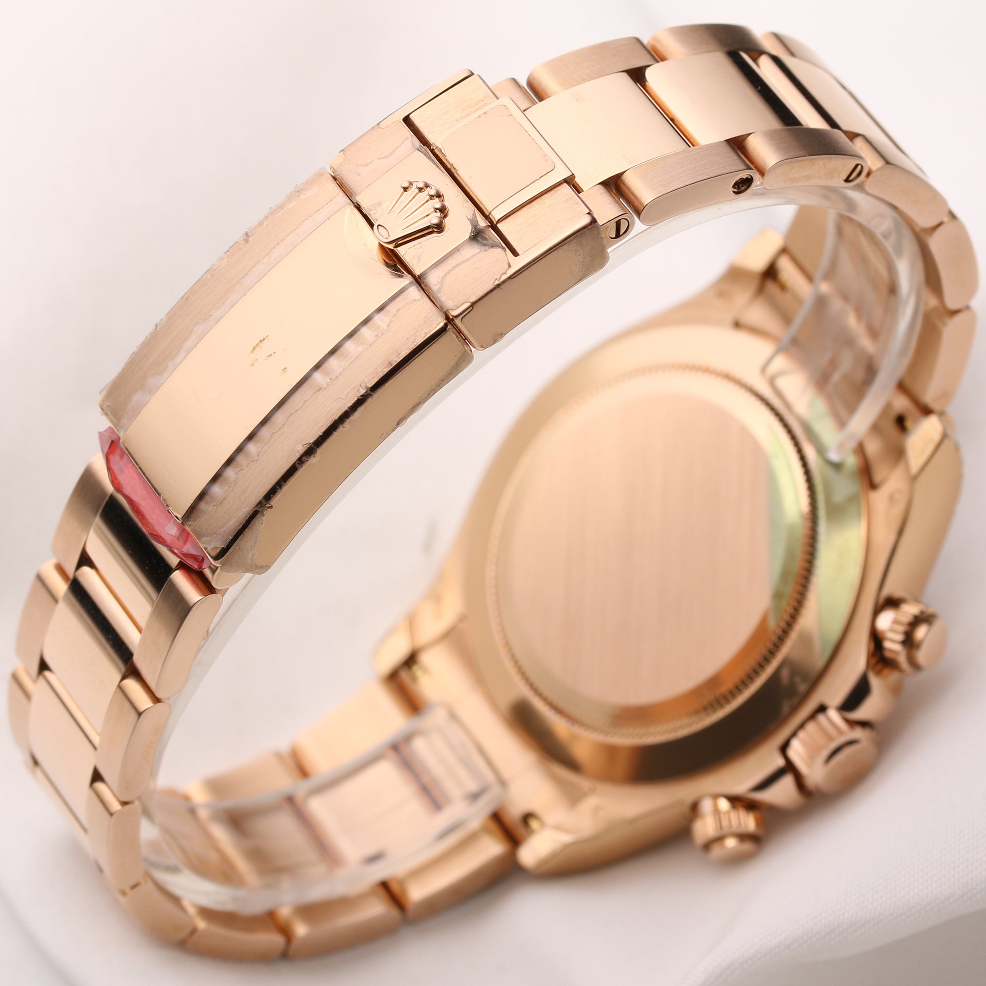 Unworn Full Set Rolex Daytona 116505 18K Rose Gold Pink Dial Second Hand Watch Collectors 7