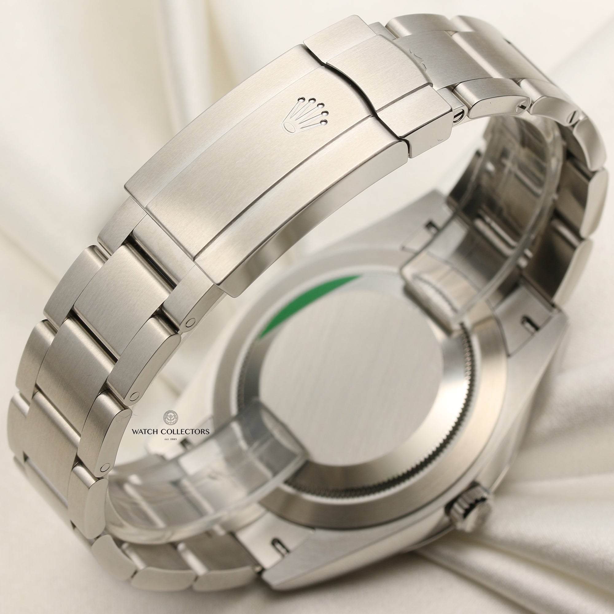 Unworn Full Set Rolex Oyster Perpetual 124300 Yellow Dial Stainless Steel Second Hand Watch Collectors 7