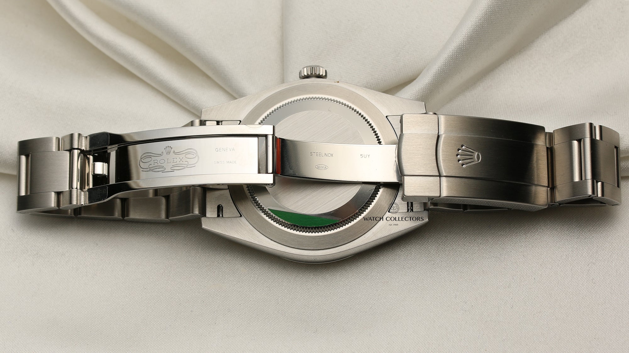 Unworn Full Set Rolex Oyster Perpetual 124300 Yellow Dial Stainless Steel Second Hand Watch Collectors 8