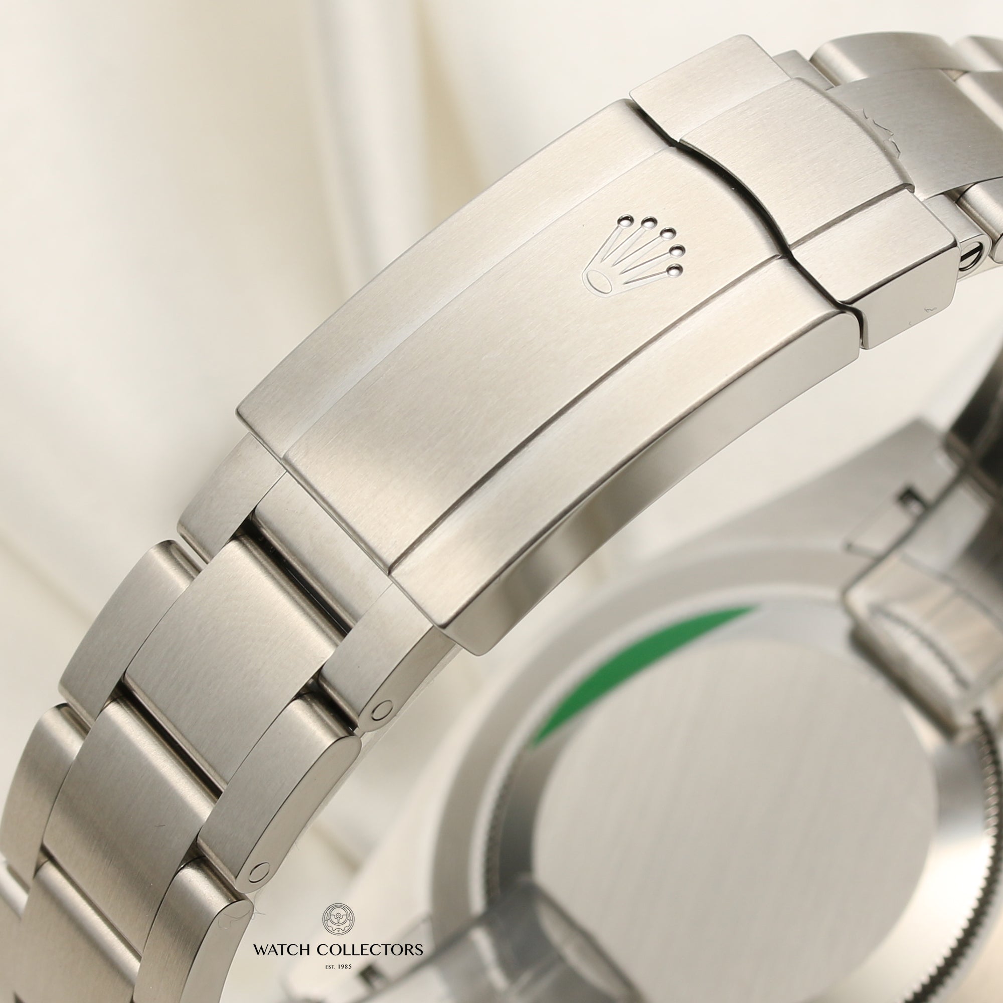 Unworn Full Set Rolex Oyster Perpetual 124300 Yellow Dial Stainless Steel Second Hand Watch Collectors 9