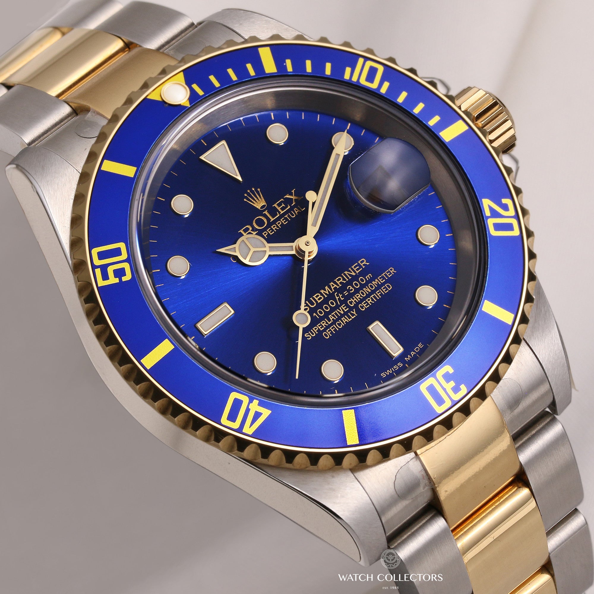 Unworn-Full-Set-Rolex-Submariner-16613-Pre-Ceramic-2006-Second-Hand-Watch-Collectors
