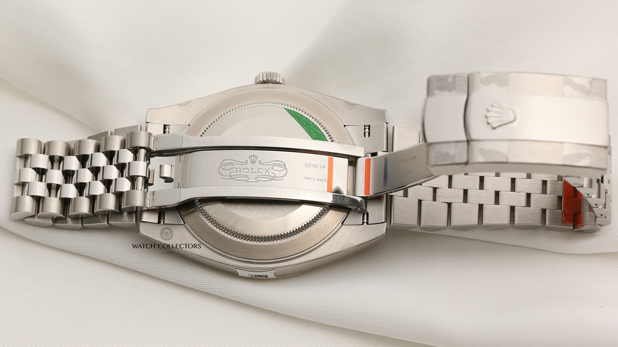 Unworn Fullset Rolex DateJust II 126334 Dark Rhodium Diamond Dial Stainless Steel Second Hand Watch Collectors 8