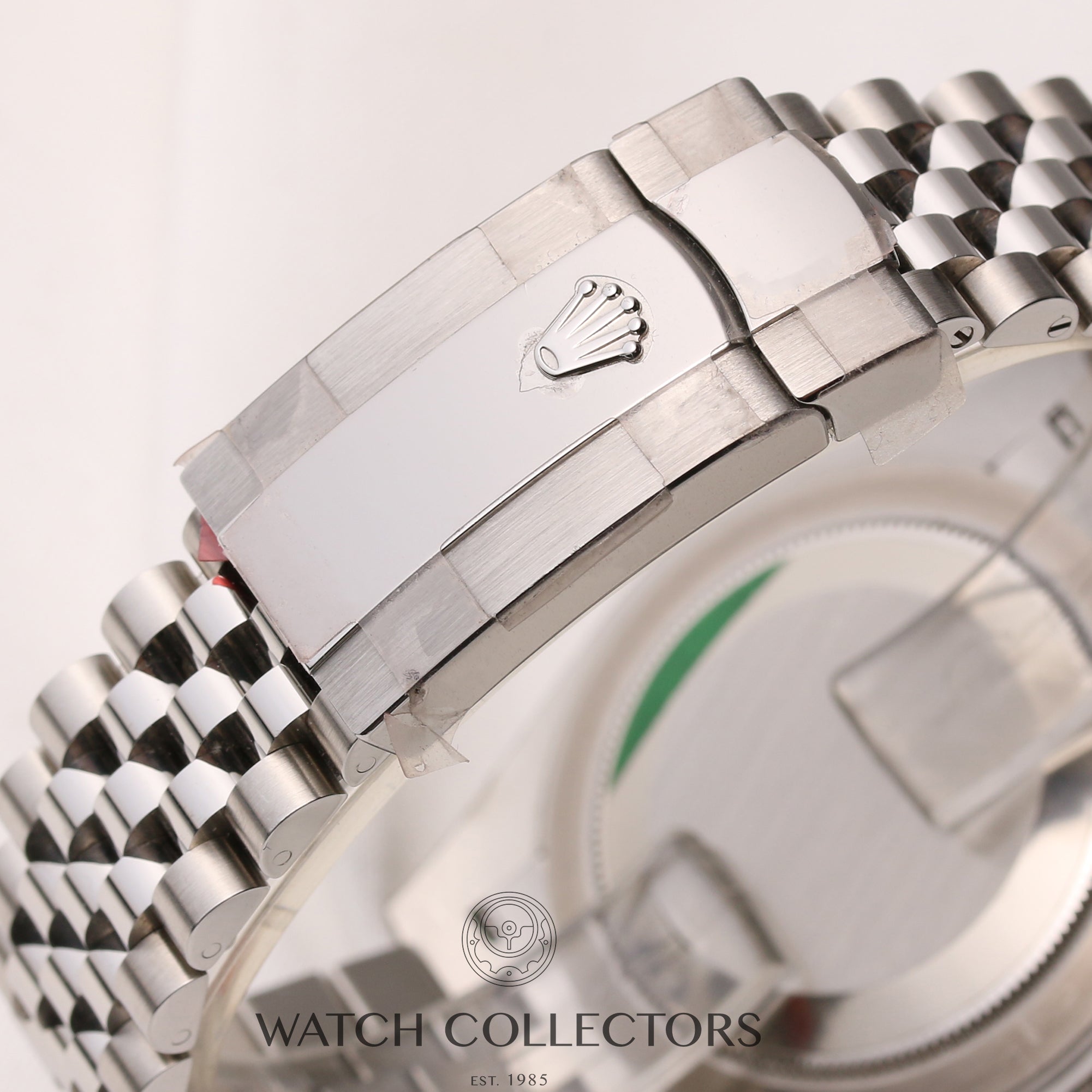 Unworn Fullset Rolex DateJust II 126334 Stainless Steel 18K White Gold Bezel Blue Diamond Dial Second Hand Watch Collectors 8