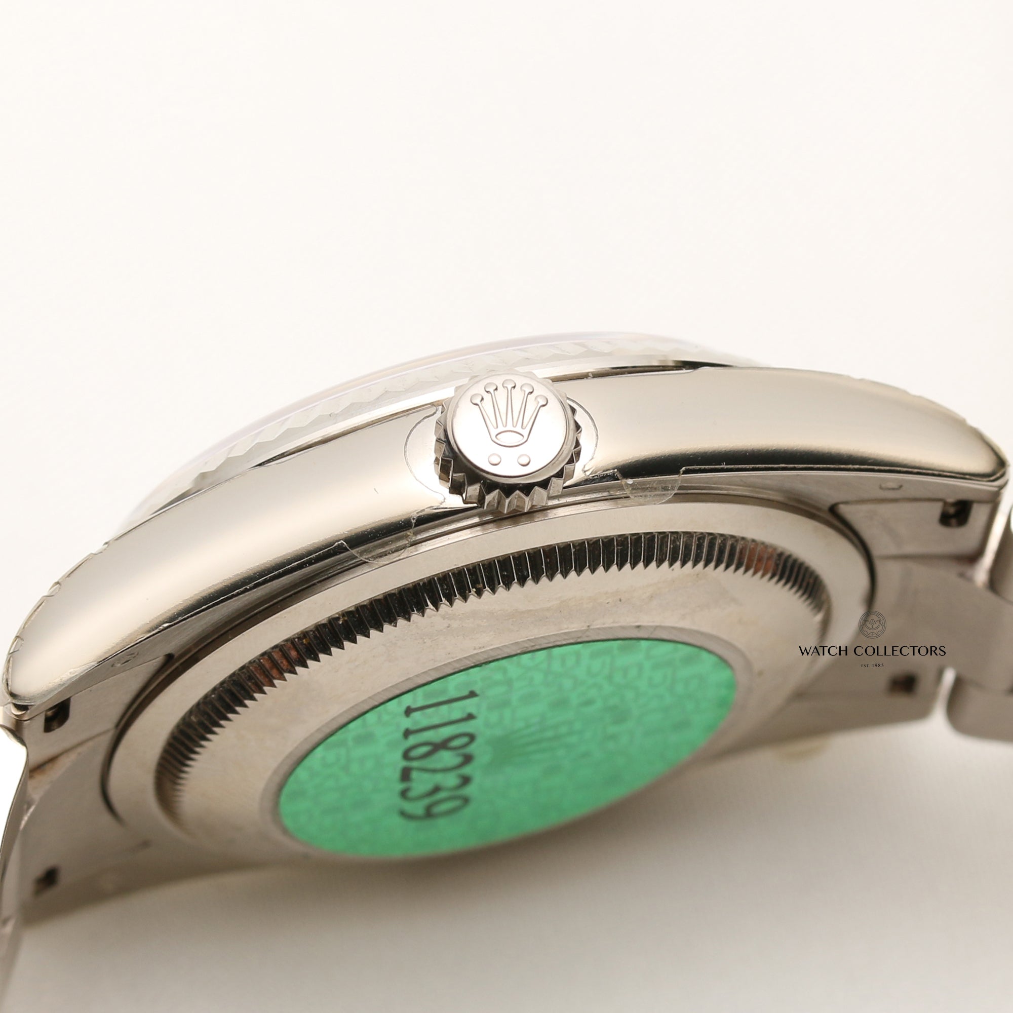 Unworn Fullset Rolex Day-Date 118239 Brown Jubilee Diamond Dial Second Hand Watch Collectors 5