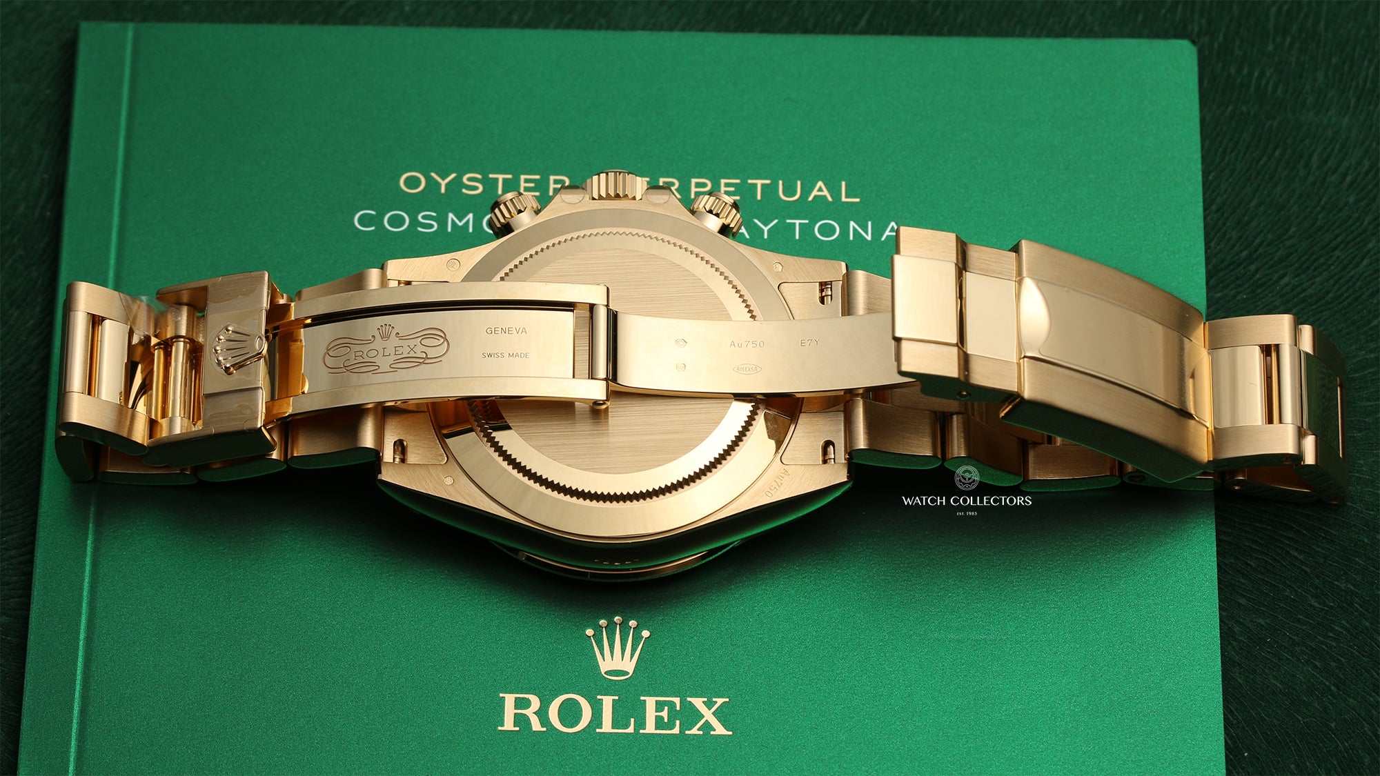 Unworn Fullset Rolex Daytona 116508 18K Yellow Gold MOP Diamond Second Hand Watch Collectors 8