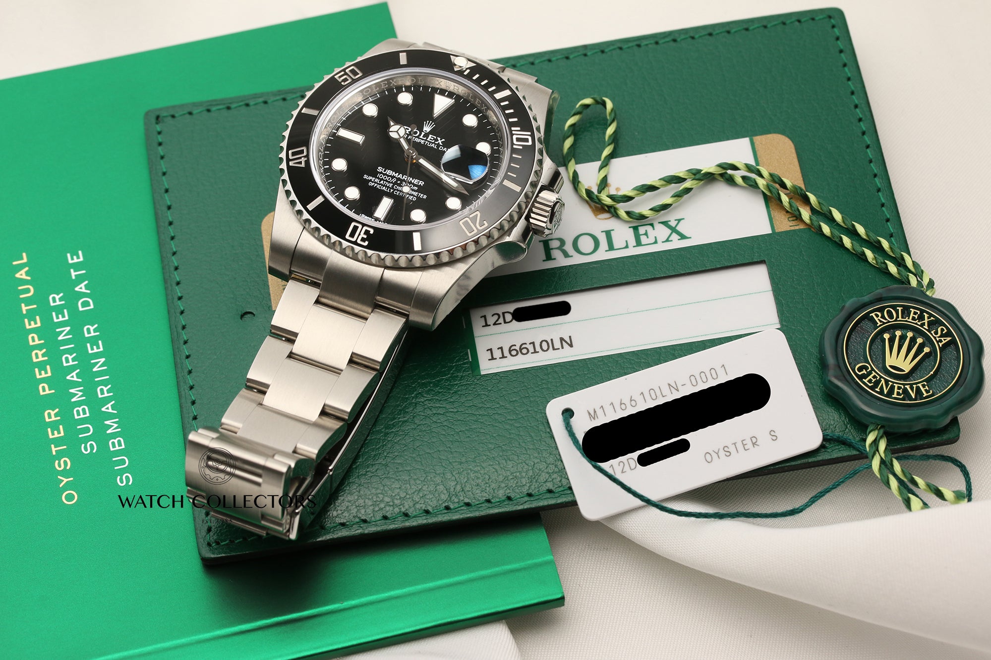 Unworn Fullset Rolex Submariner 116610LN Stainless Steel Second Hand Watch Collectors 9