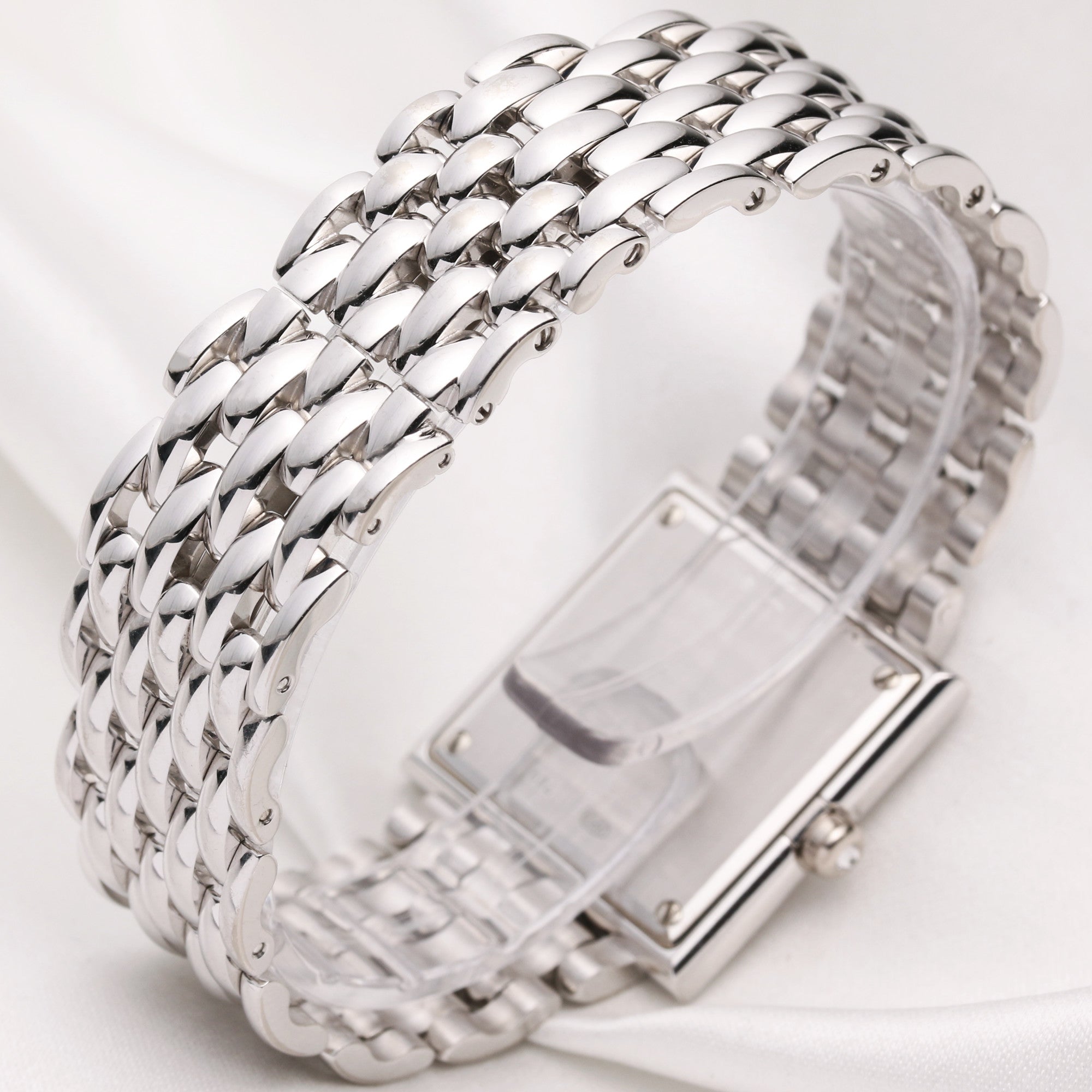 Unworn Patek Philippe Gondolo 4866 120G-001 18K White Gold MOP Diamond Second Hand Watch Collectors 5