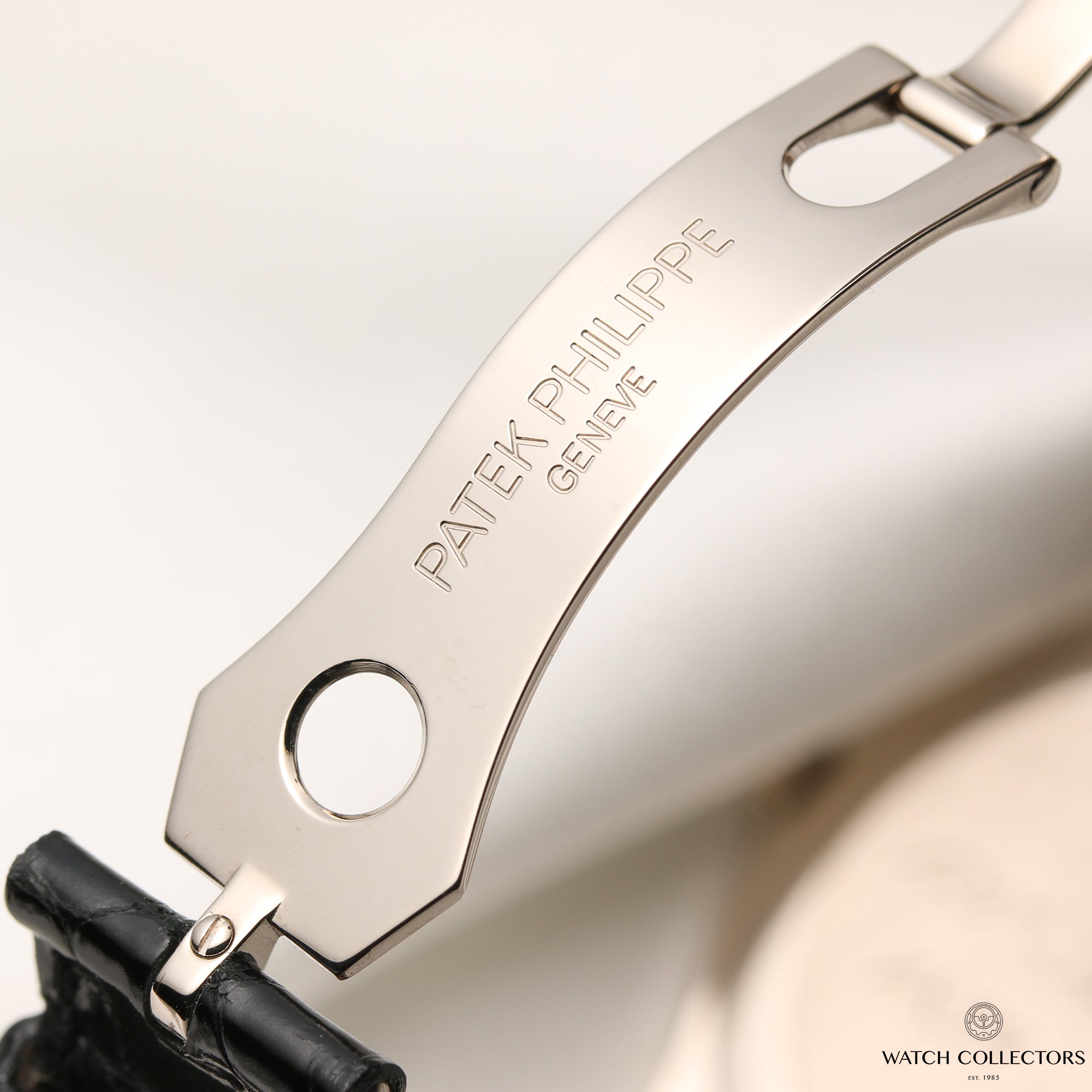 Unworn Patek Philippe World Time 5575G-001 2014 Anniversary 18K White Gold Second Hand Watch Collectors 11