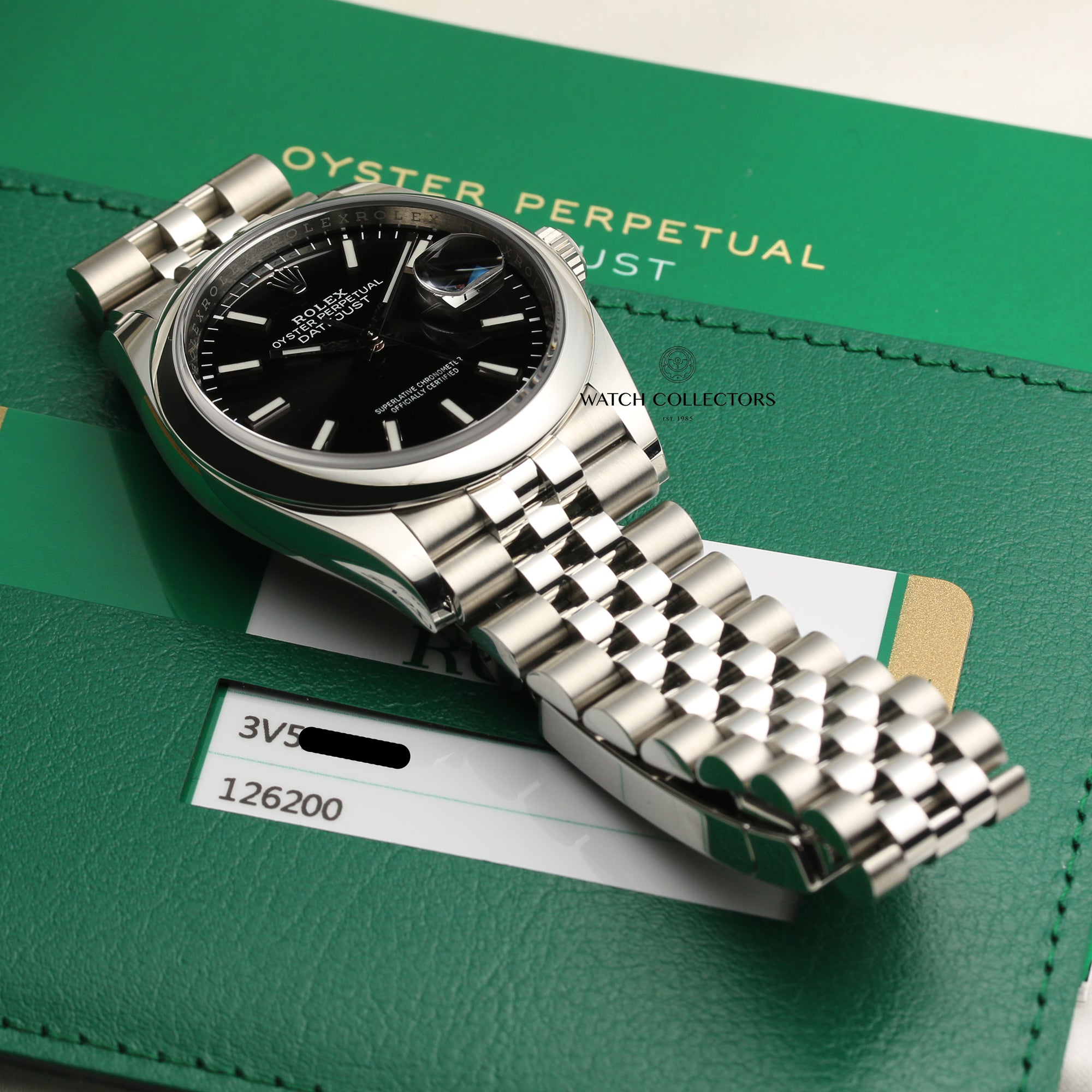 Unworn Rolex DateJust 126200 Stainless Steel Second Hand Watch Collectors 10