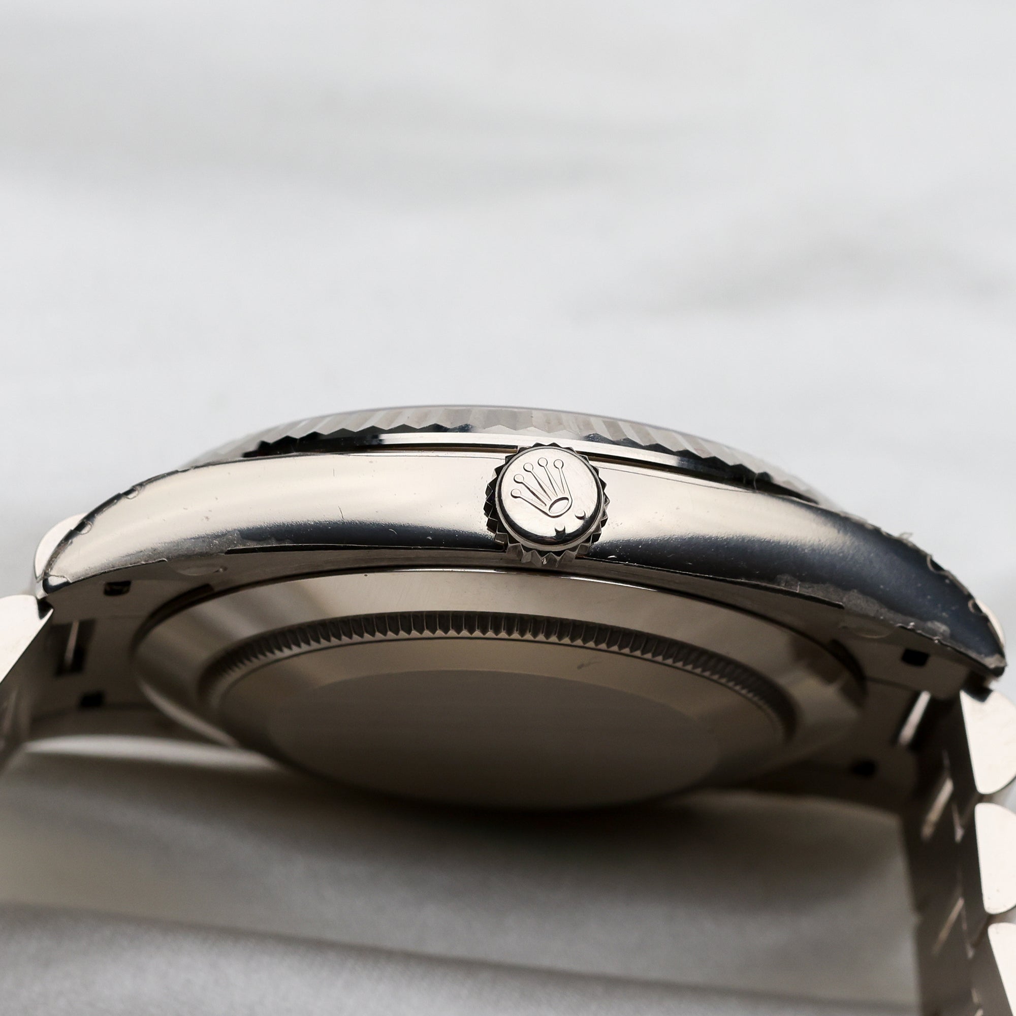 Unworn Rolex Day-Date 228239 Olive Dial 18K White Gold Second Hand Watch Collectors 4