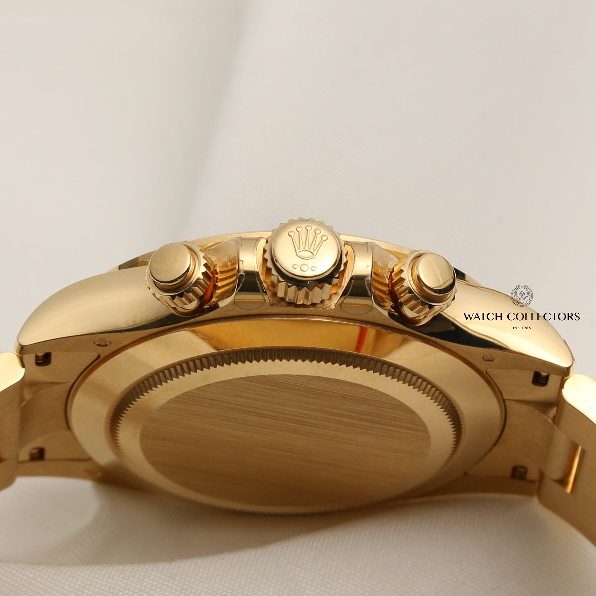 Unworn Rolex Daytona 116508 18K Yellow Gold Green Dial Second Hand Watch Collectors 6