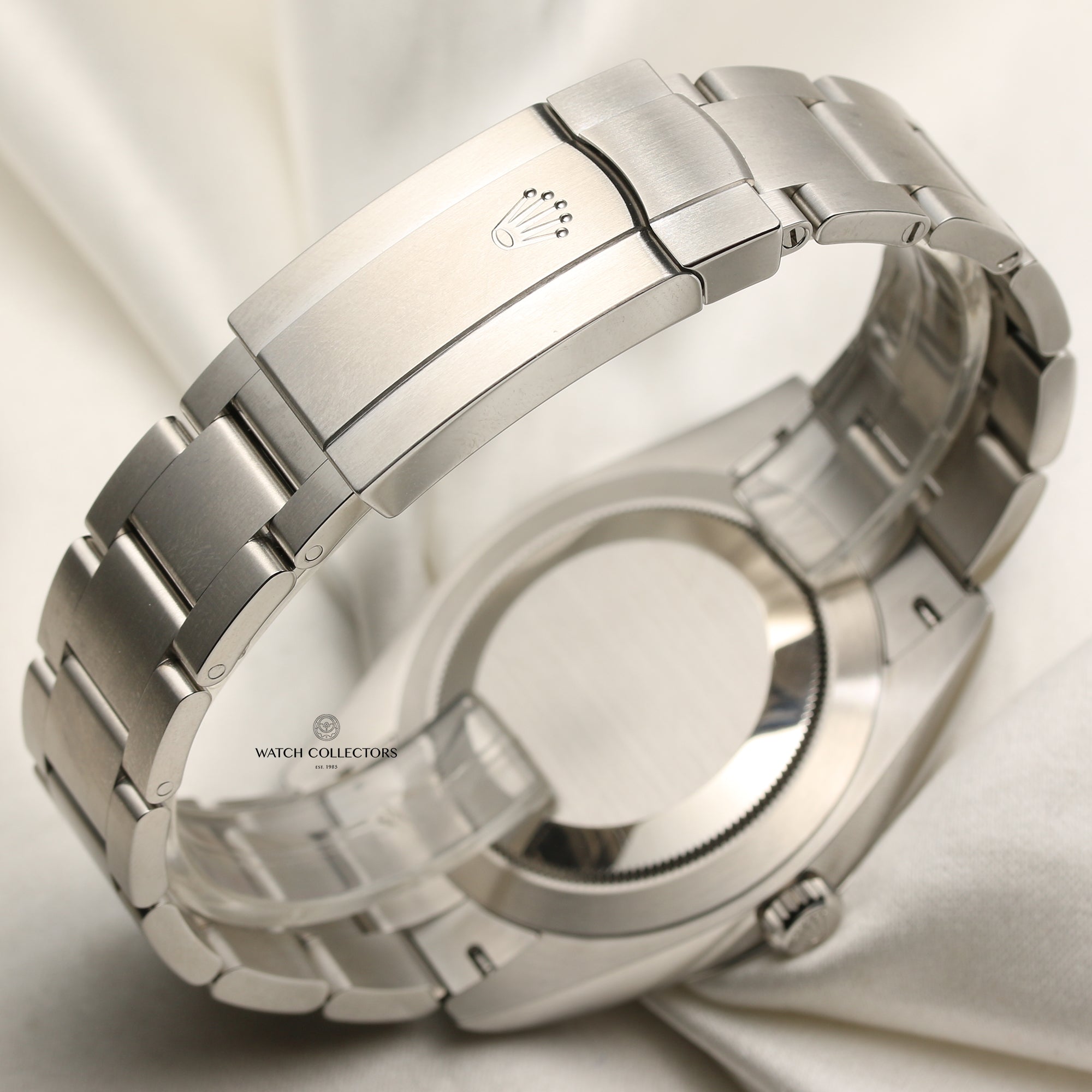 Unworn Rolex Oyster Perpetual 124300 Black Stainless Steel Second Hand Watch Collectors 7