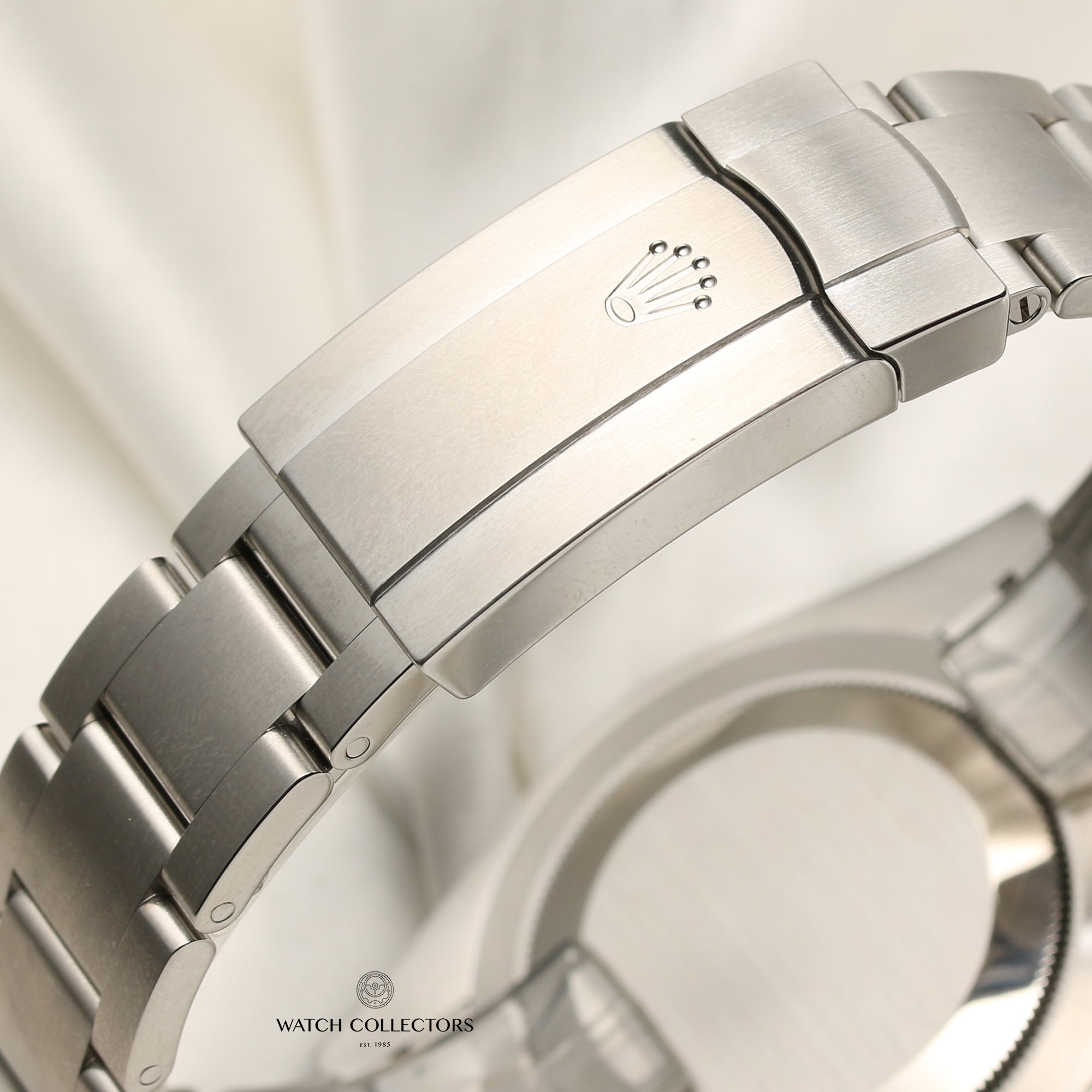 Unworn Rolex Oyster Perpetual 124300 Black Stainless Steel Second Hand Watch Collectors 9