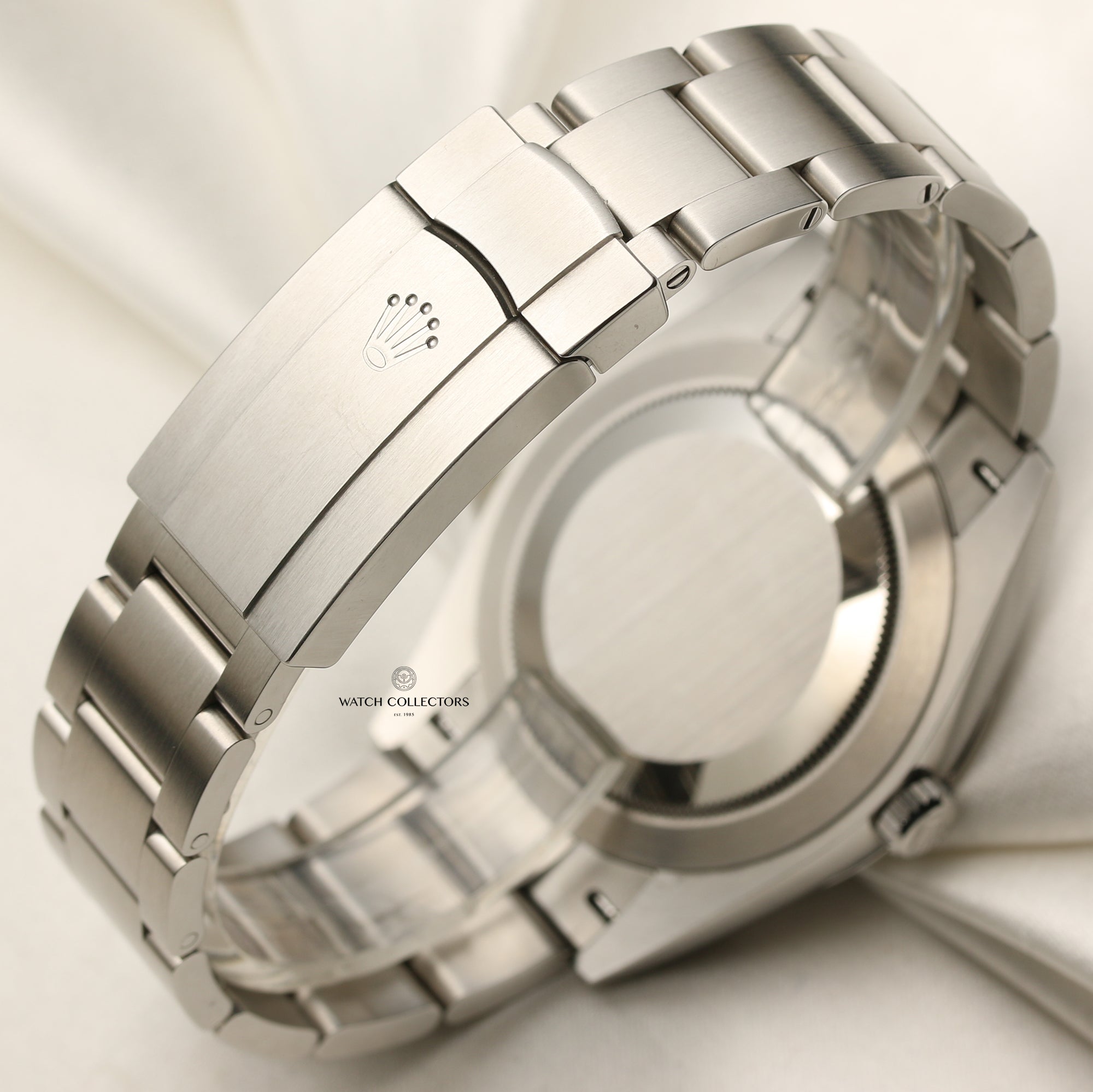 Unworn Rolex Oyster Perpetual 124300 Yellow Stainless Steel Second Hand Watch Collectors 7