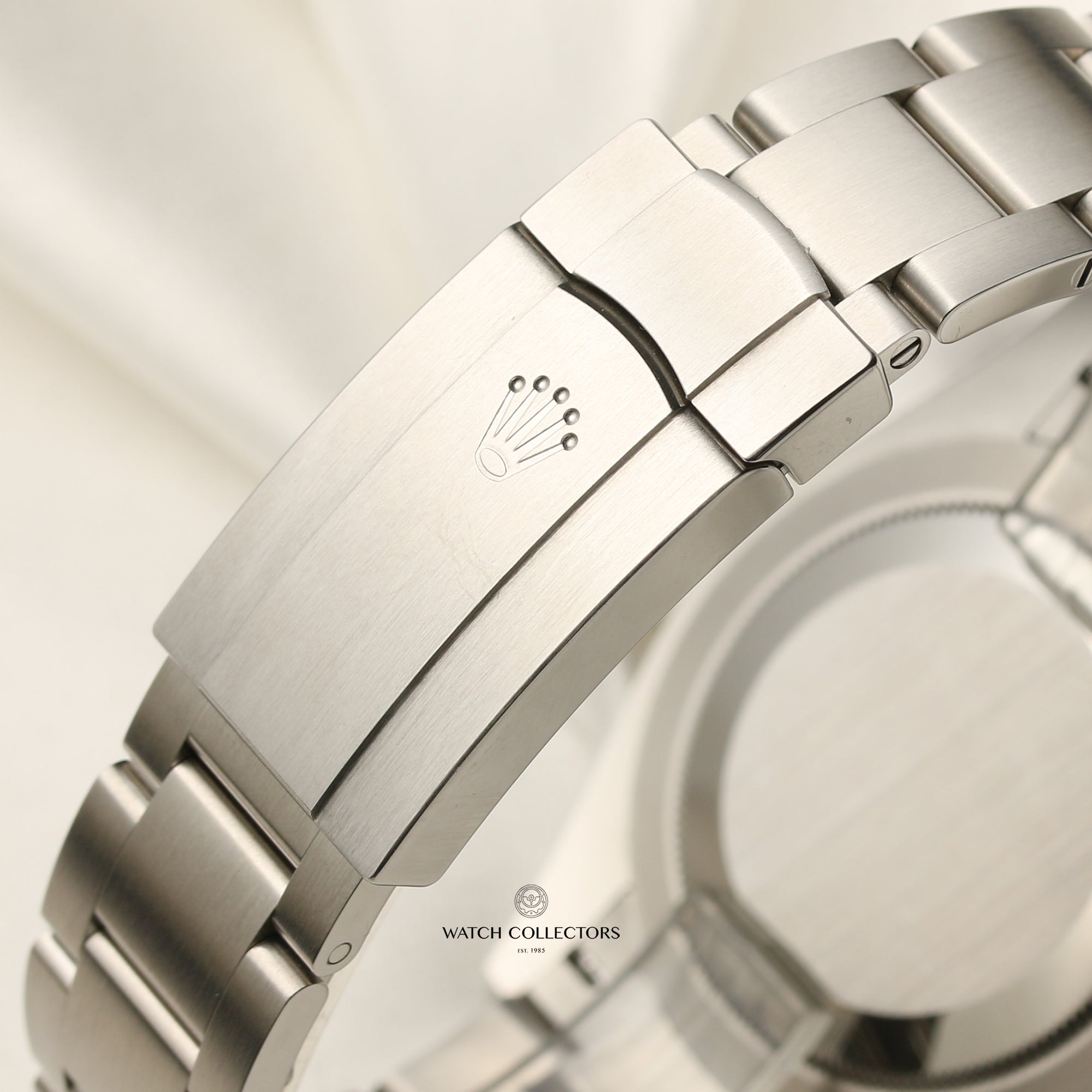 Unworn Rolex Oyster Perpetual 124300 Yellow Stainless Steel Second Hand Watch Collectors 9