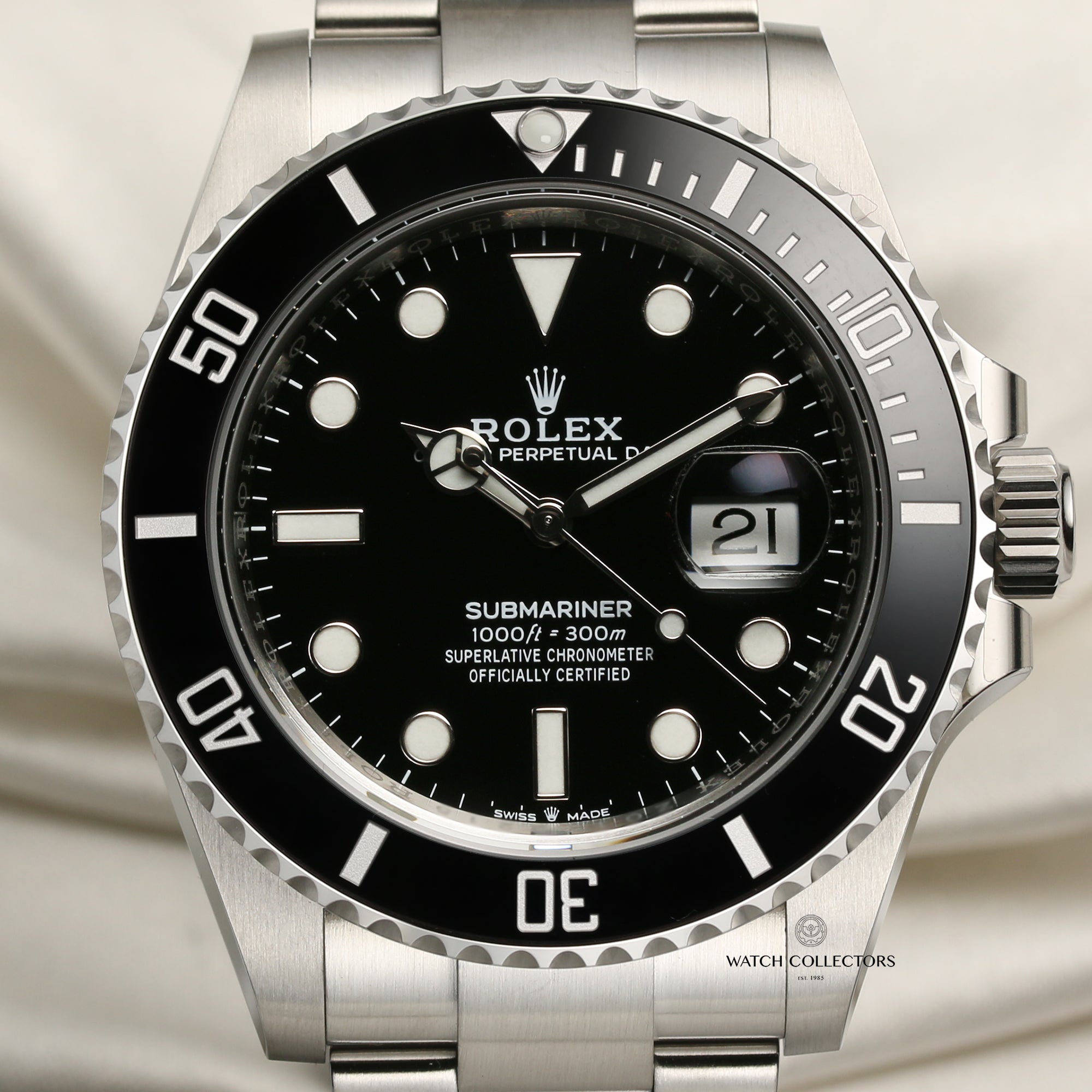 Unworn Rolex Submariner 126610LN Ceramic Stainless Steel Second Hand Watch Collectors 2