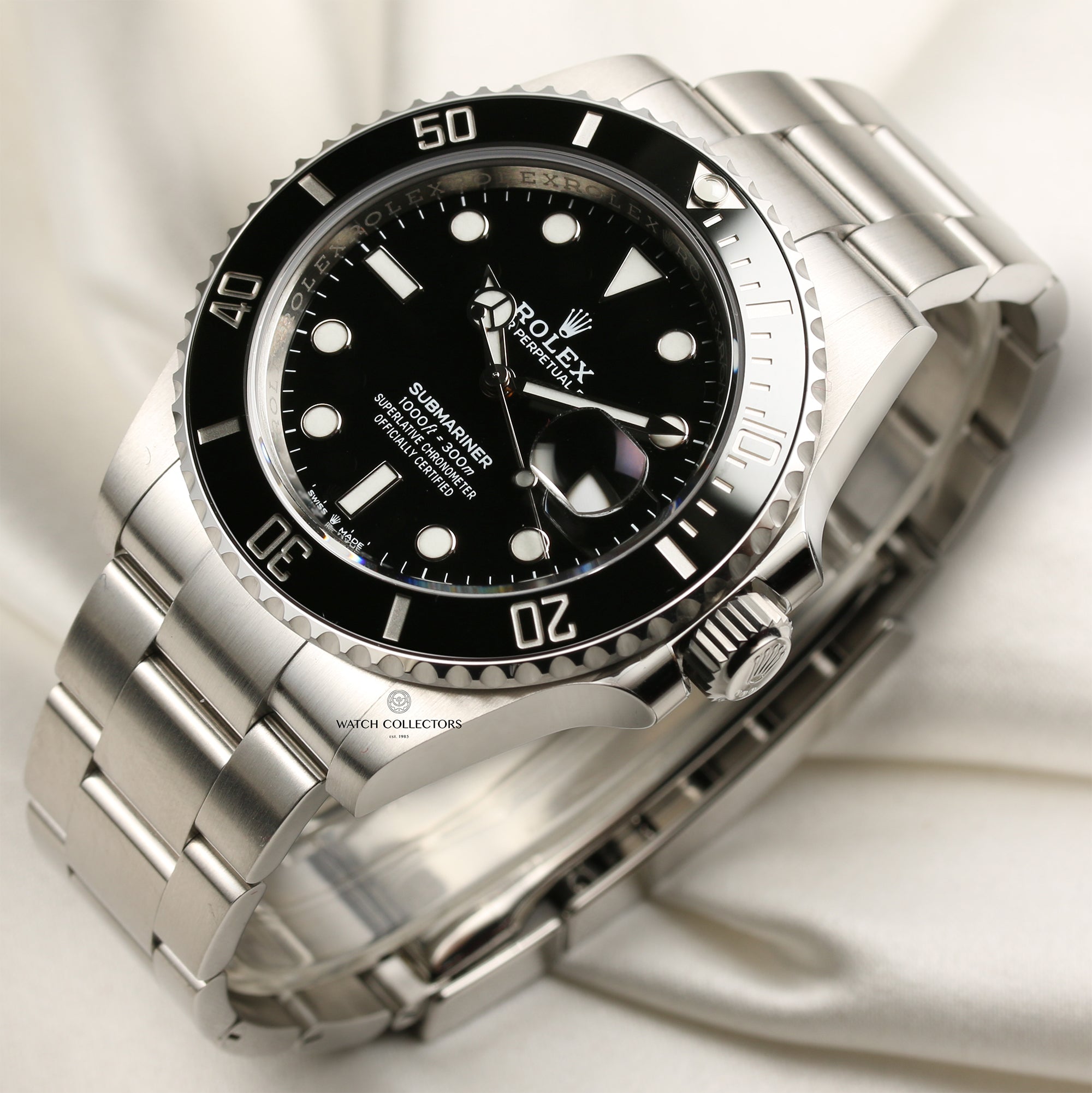 Unworn Rolex Submariner 126610LN Ceramic Stainless Steel Second Hand Watch Collectors 3