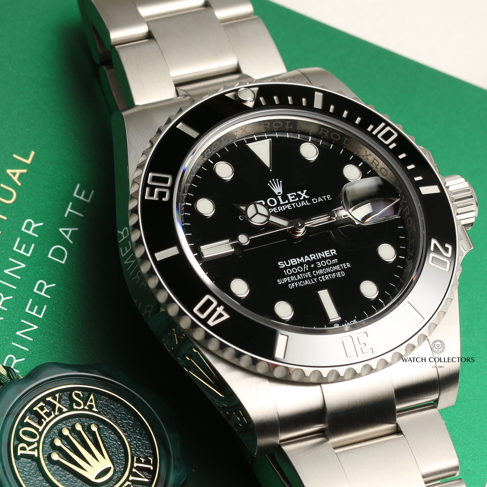 Unworn Rolex Submariner 126610LN Ceramic Stainless Steel Second Hand Watch Collectors 5