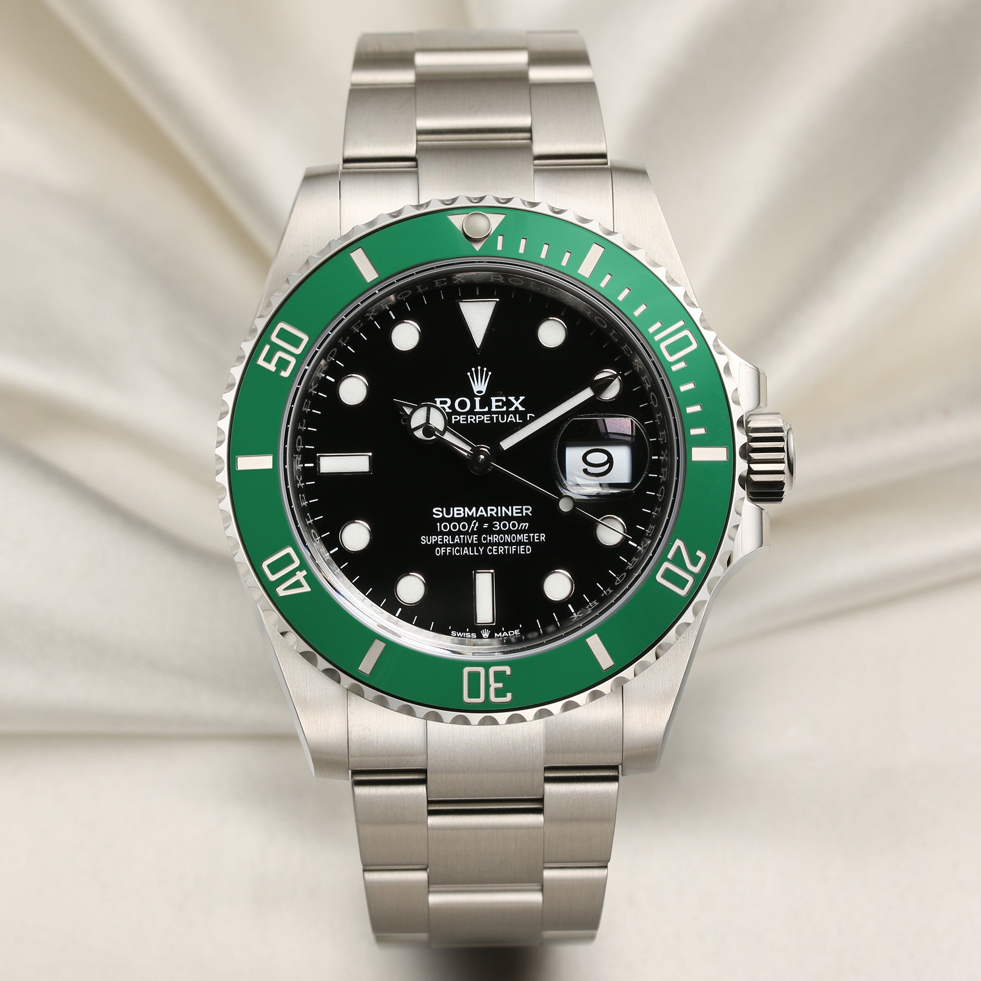 Unworn-Rolex-Submariner-126610LV-Stainless-Steel-Second-Hand-Watch-Collectors-1
