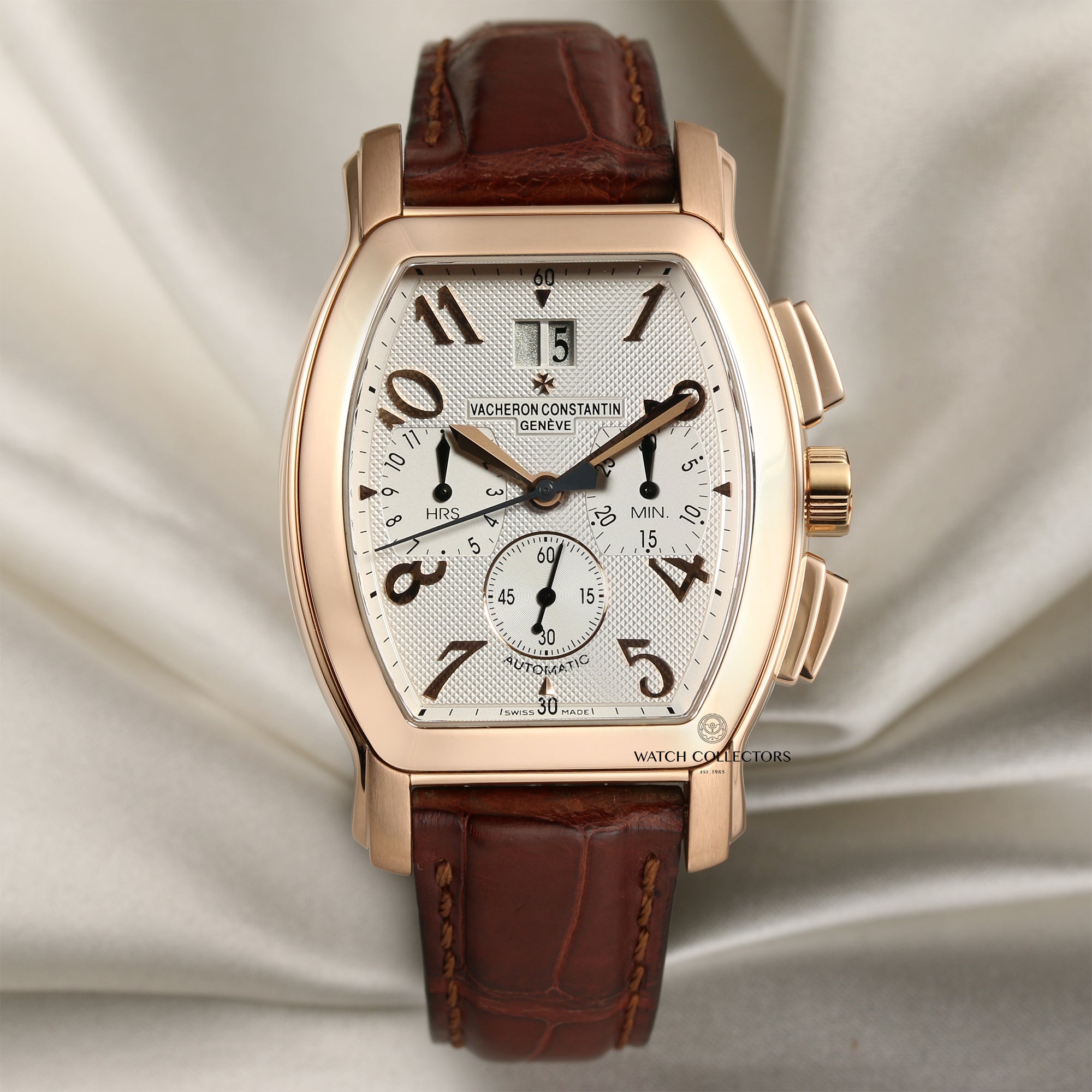 Vacheron Constantin 18K Rose Gold Second Hand Watch Collectors 1
