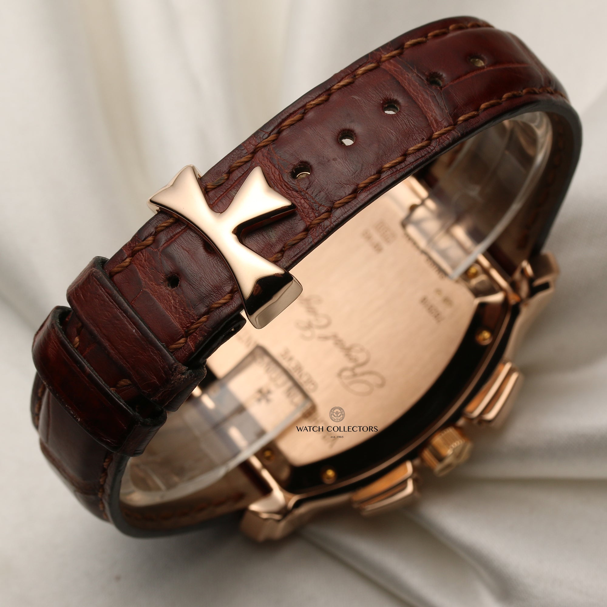 Vacheron Constantin 18K Rose Gold Second Hand Watch Collectors 6