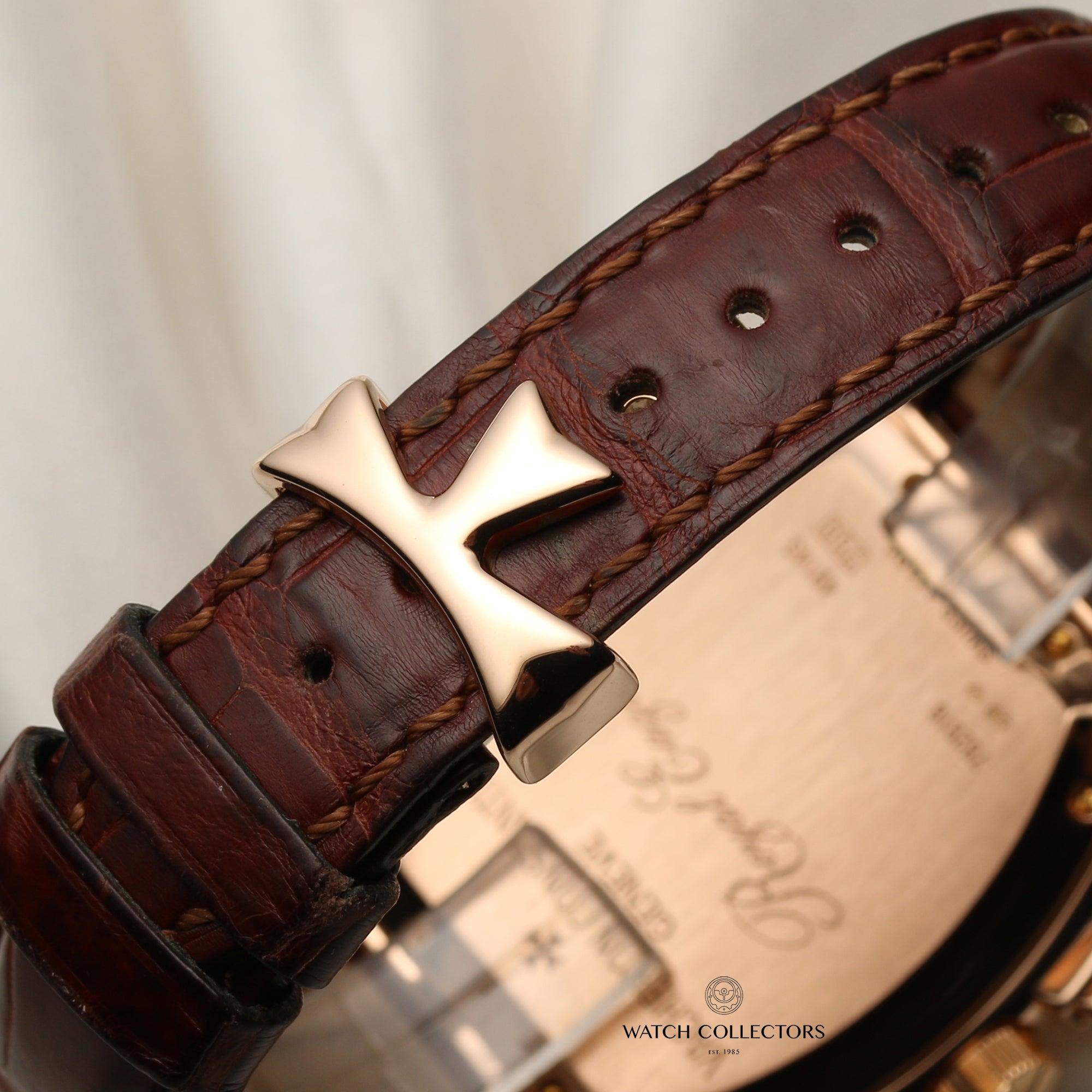 Vacheron Constantin 18K Rose Gold Second Hand Watch Collectors 8