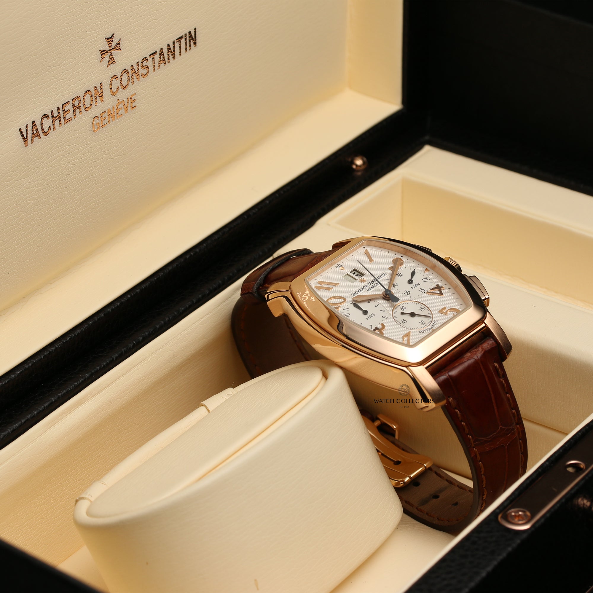 Vacheron Constantin 18K Rose Gold Second Hand Watch Collectors 9