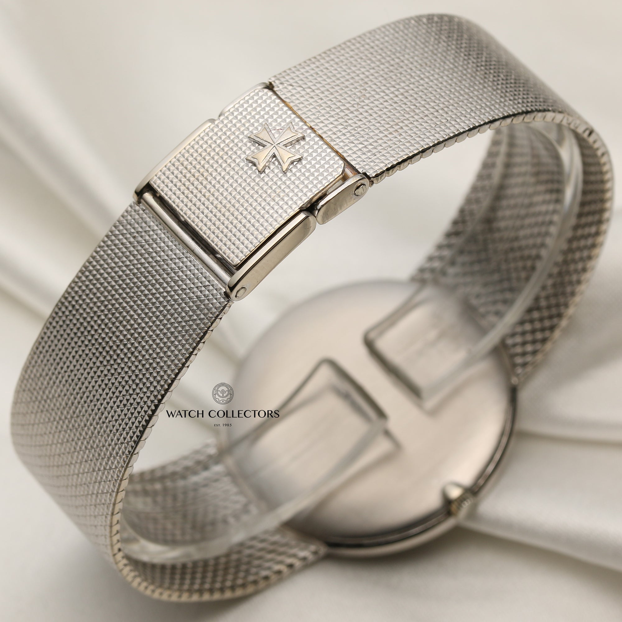 Vacheron Constantin 18K White Gold Lapis Lazuli Second Hand Watch Collectors 5