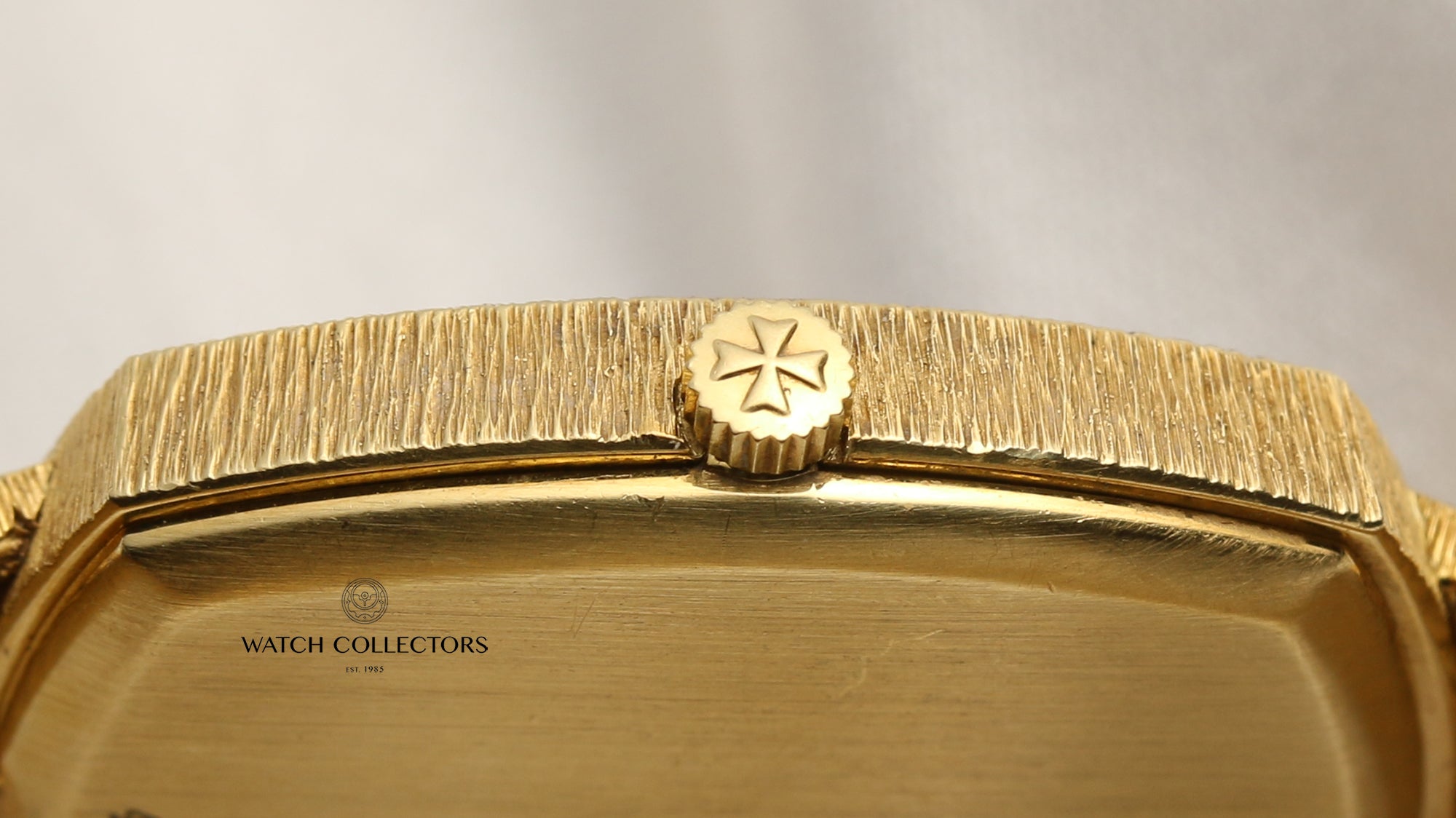 Vacheron Constantin 18K Yellow Gold Lapis Lazuli Diamond Dial Second Hand Watch Collectors 6