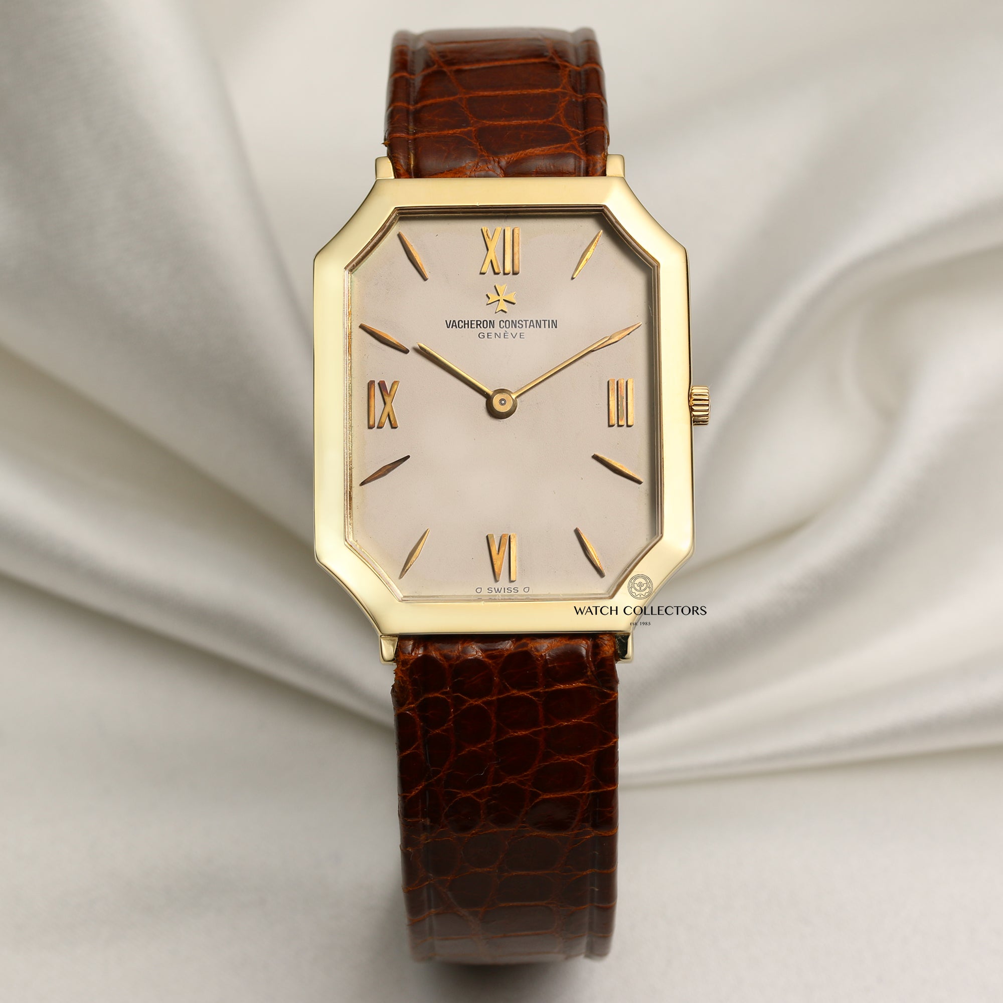 Vacheron Constantin Gents Wristwatch 18k Yellow Gold