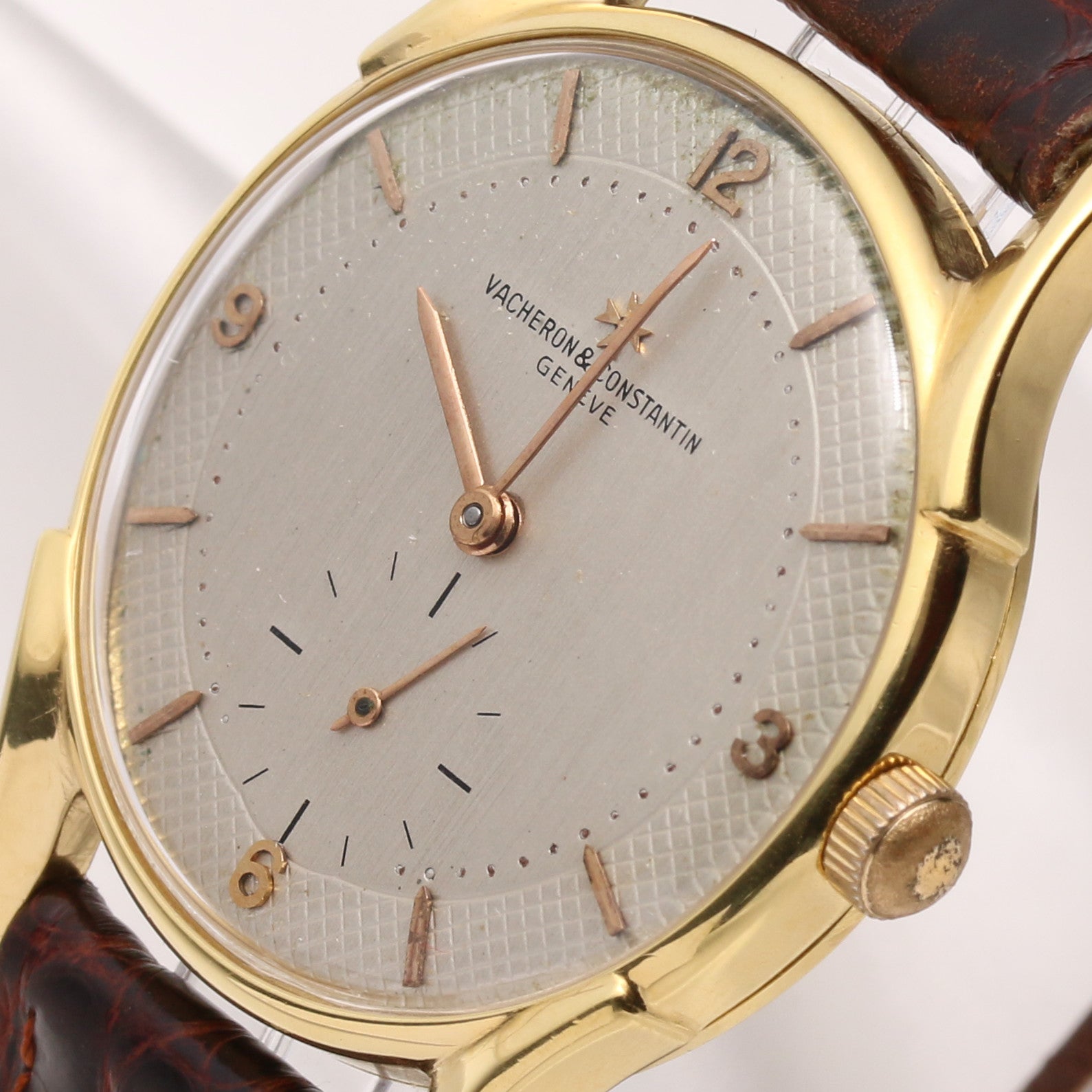 Vacheron Constantin 18K Yellow Gold Second Hand Watch Collectors (4)