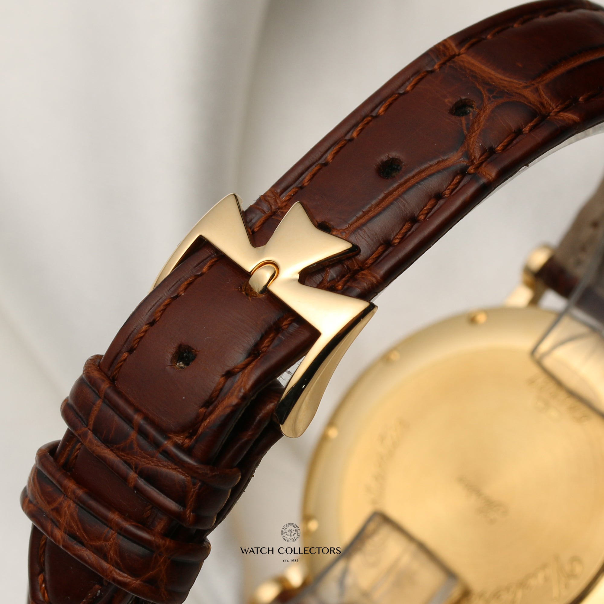 Vacheron Constantin Annual Calendar 52 Weeks 47052:000J-4 18k Yellow Gold Second Hand Watch Collectors 9