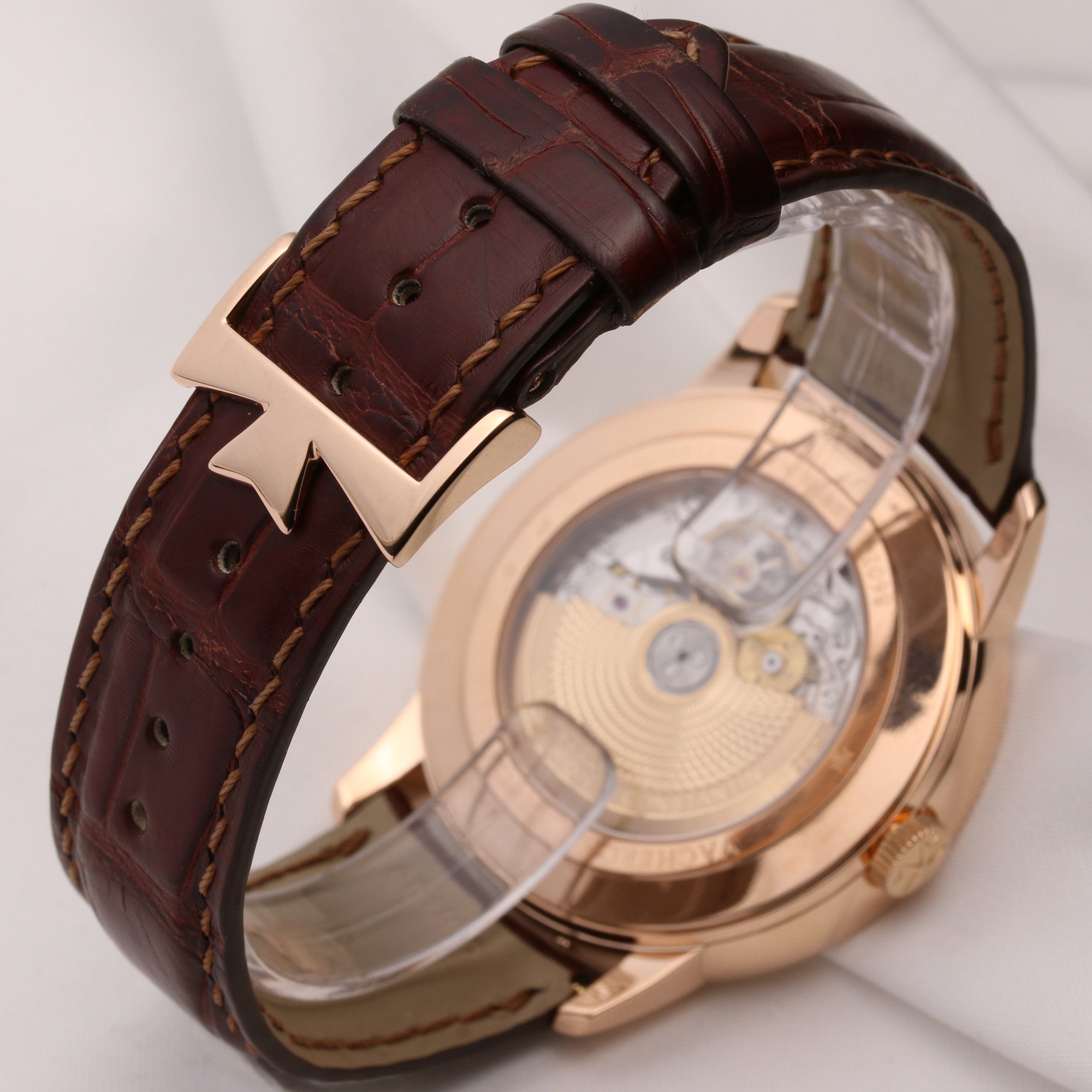 Vacheron Constantin Patrimony 86020 00R 18k Rose Gold Second Hand Watch Collectors 5