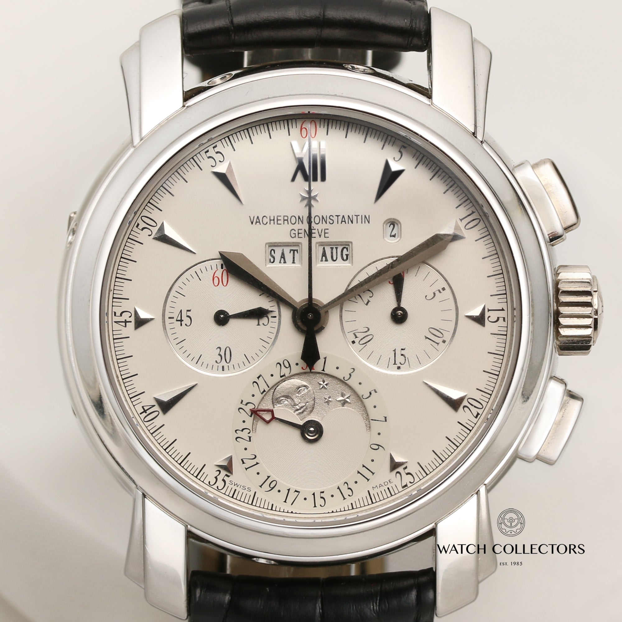 Vacheron Constantin Perpetual Calendar Platinum Second Hand Watch Collectors 2