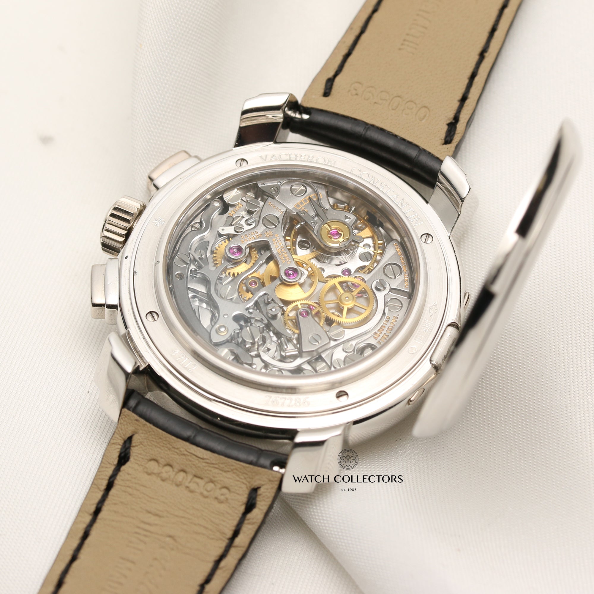 Vacheron Constantin Perpetual Calendar Platinum Second Hand Watch Collectors 8