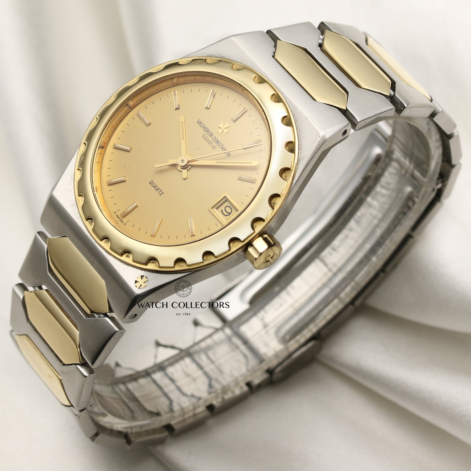Vacheron Constantin Steel & Gold Second Hand Watch Collectors 3
