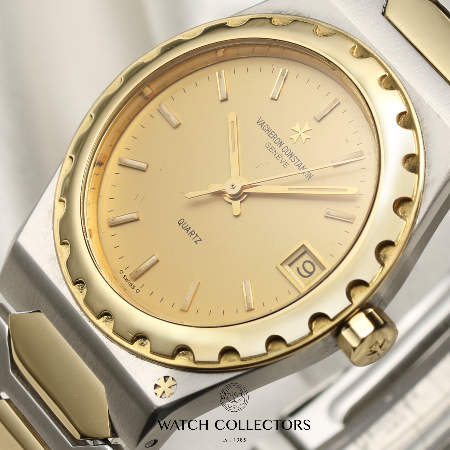 Vacheron Constantin Steel & Gold Second Hand Watch Collectors 4