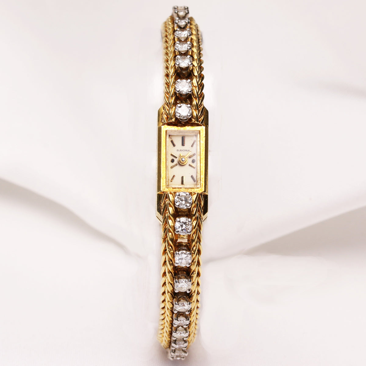 Blancpain Vintage Diamond 18K Yellow Gold