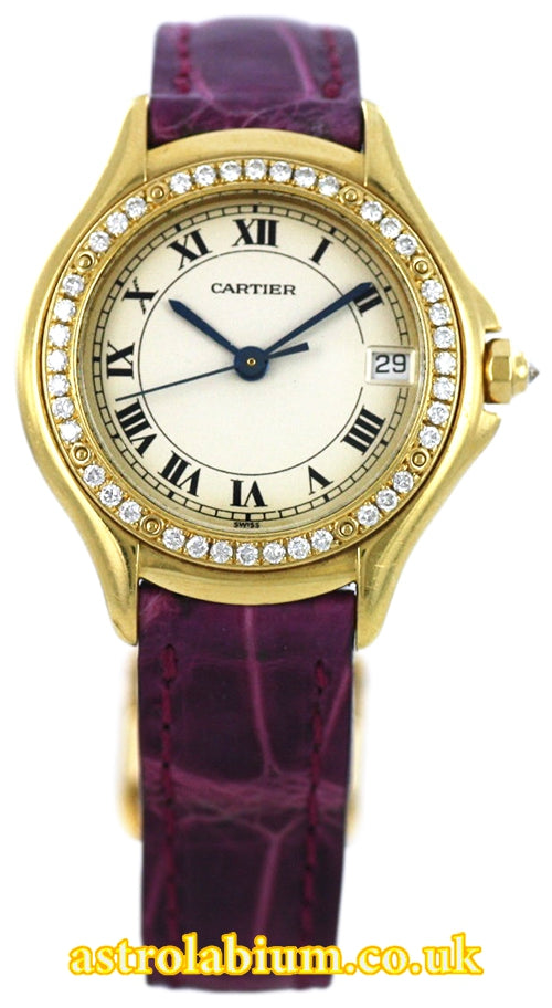 Cartier cougar sale 18k yellow gold