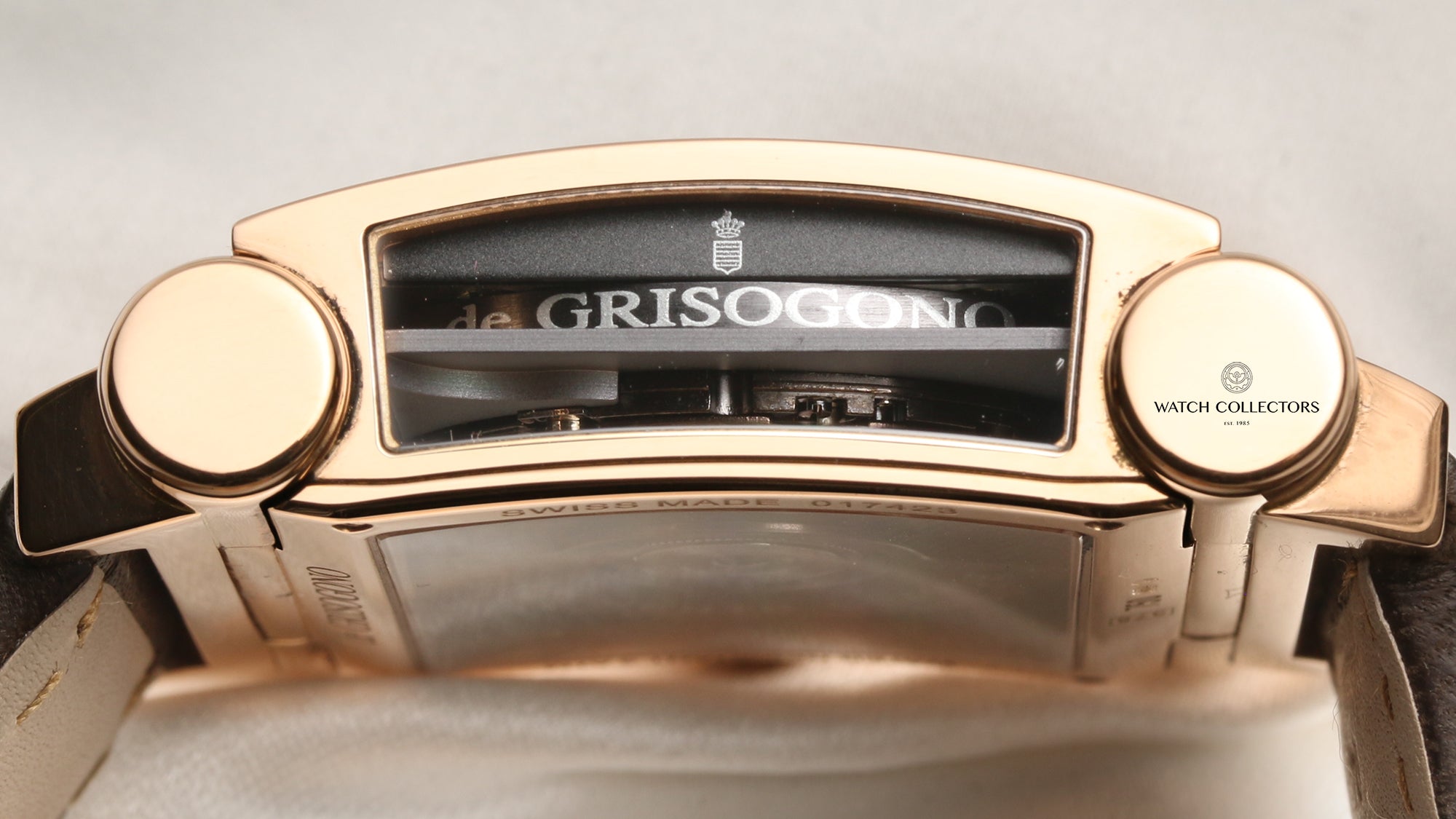 de Grisogono Instrumento Grande 18K Rose Gold Second Hand Watch Collectors 5