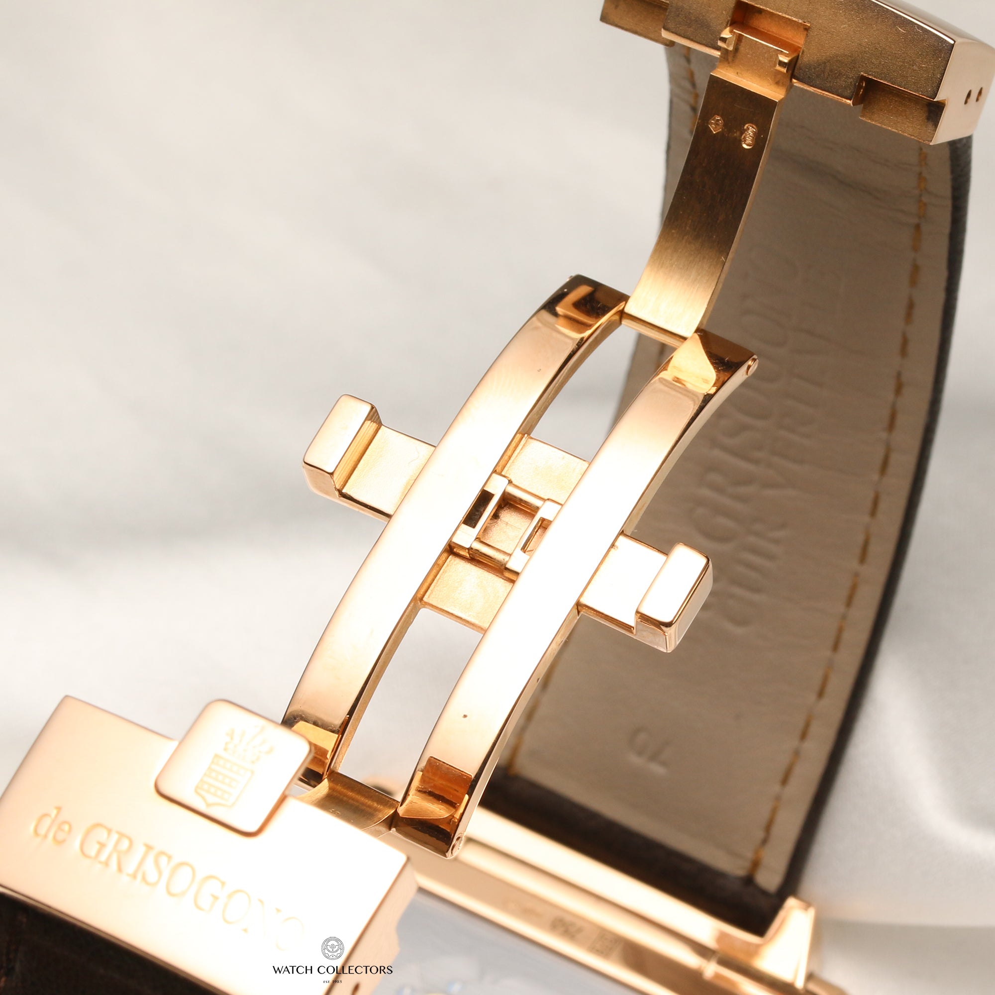 de Grisogono Instrumento Grande 18K Rose Gold Second Hand Watch Collectors 9