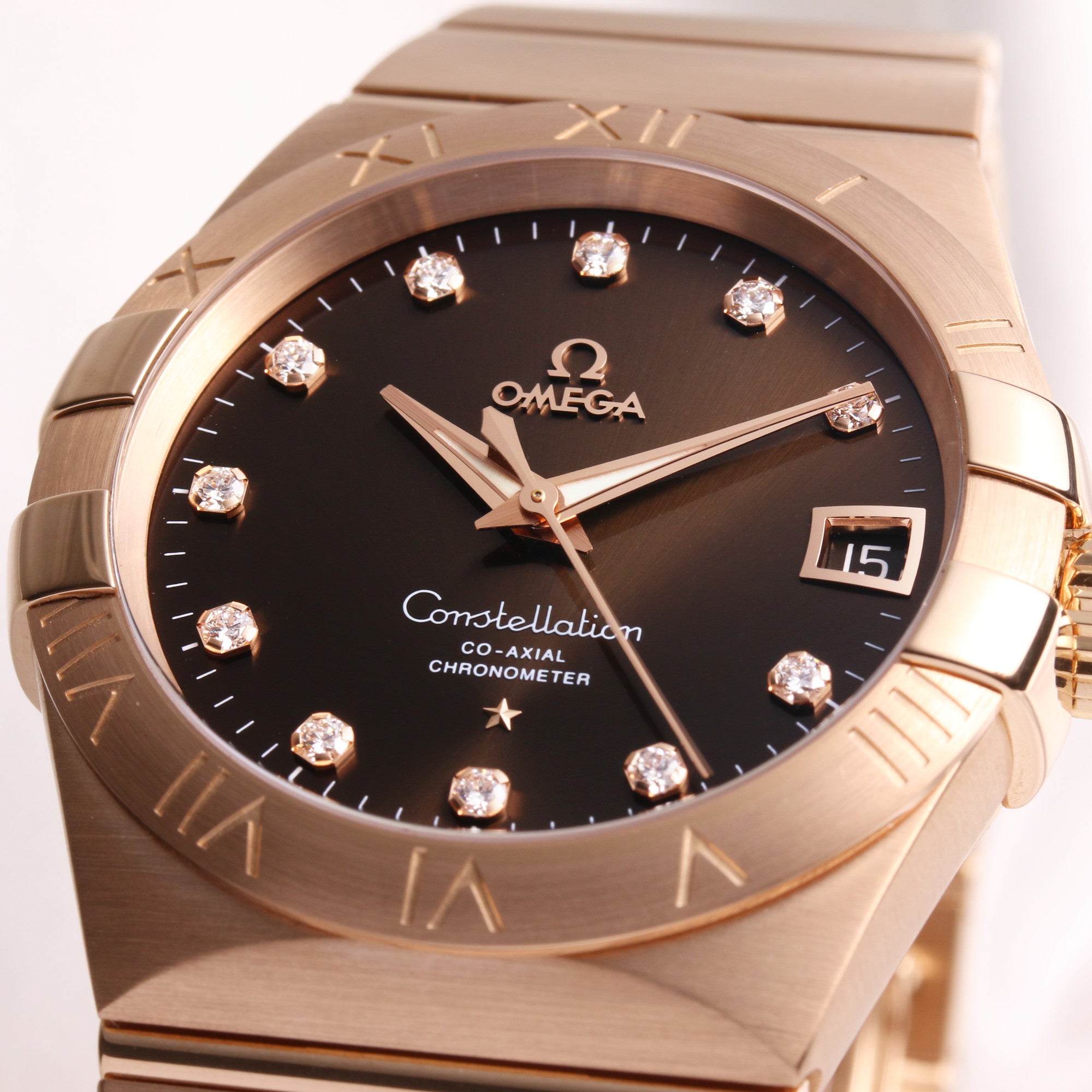 omega_constellation_co-axial_diamond_18k_rose_gold_second_hand_watch_collectors_7